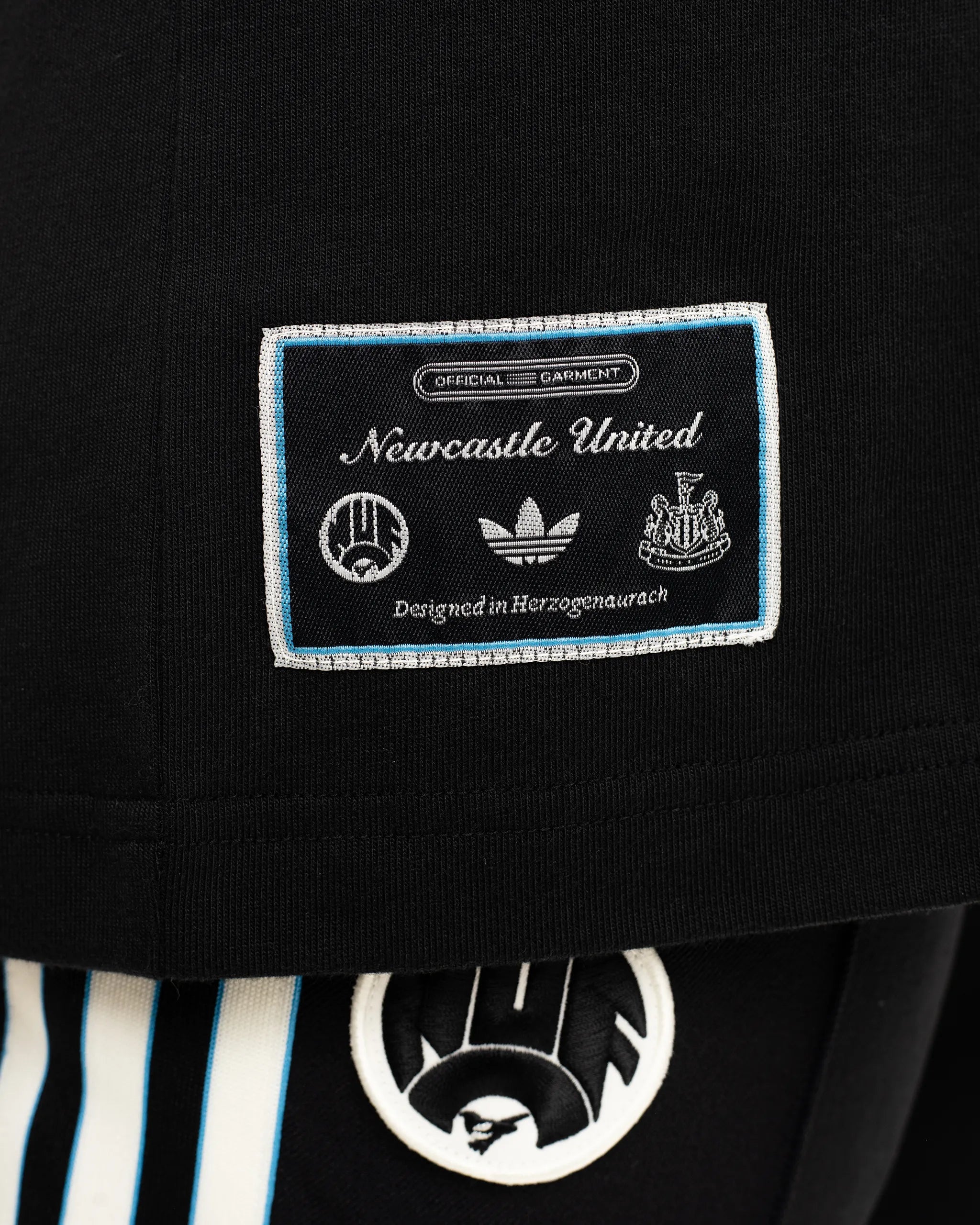 Newcastle United adidas 25/26 Terrace Icons Black Tee