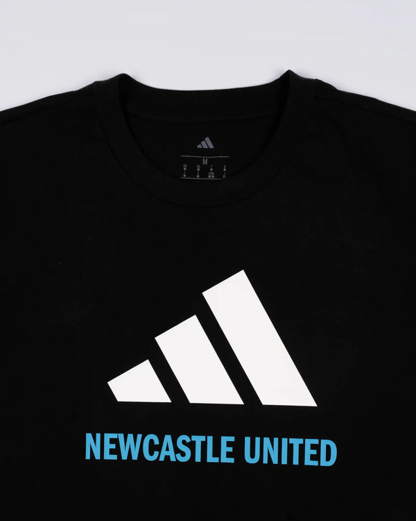 Newcastle United adidas Black T-Shirt