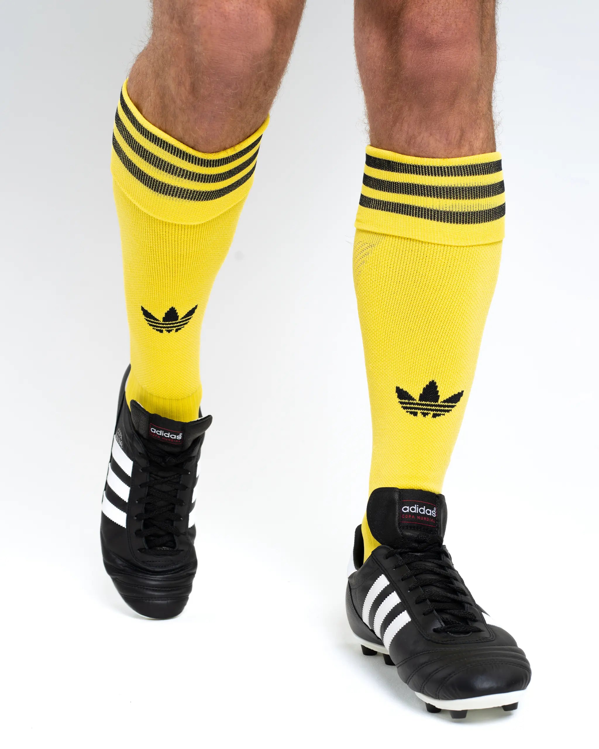 Newcastle United adidas 25/26 Trefoil Yellow Goalkeeper Socks