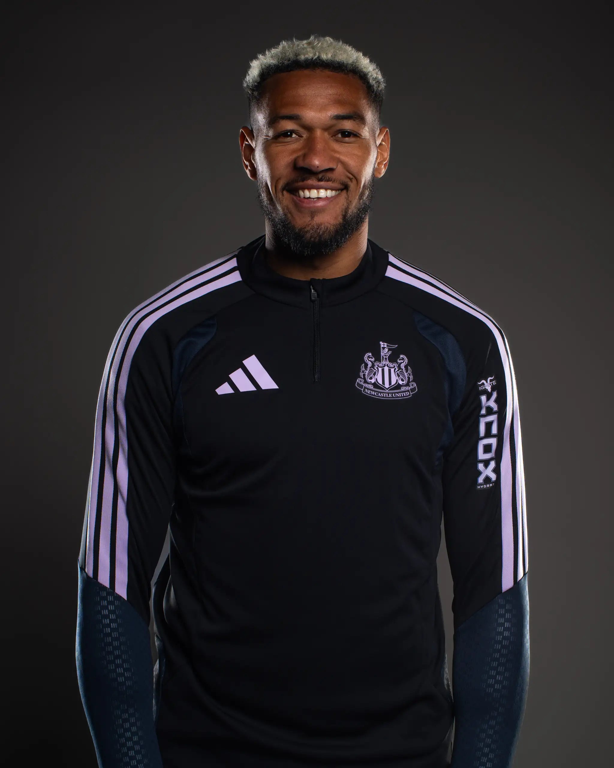 Newcastle United adidas 26/27 Players Range Black 1/4 Zip Top