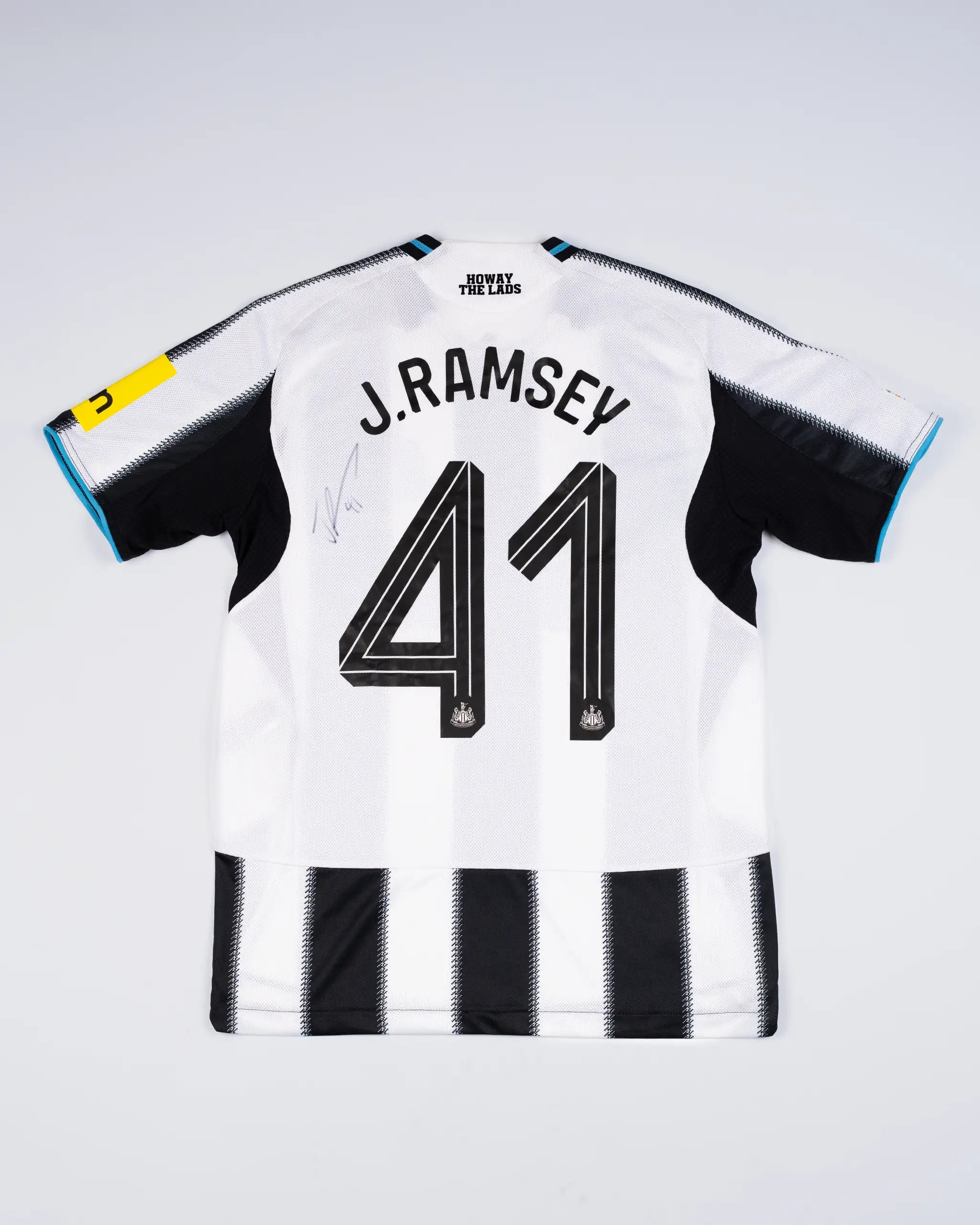 Newcastle United J. RAMSEY 25/26 Boxed Signed Home Shirt
