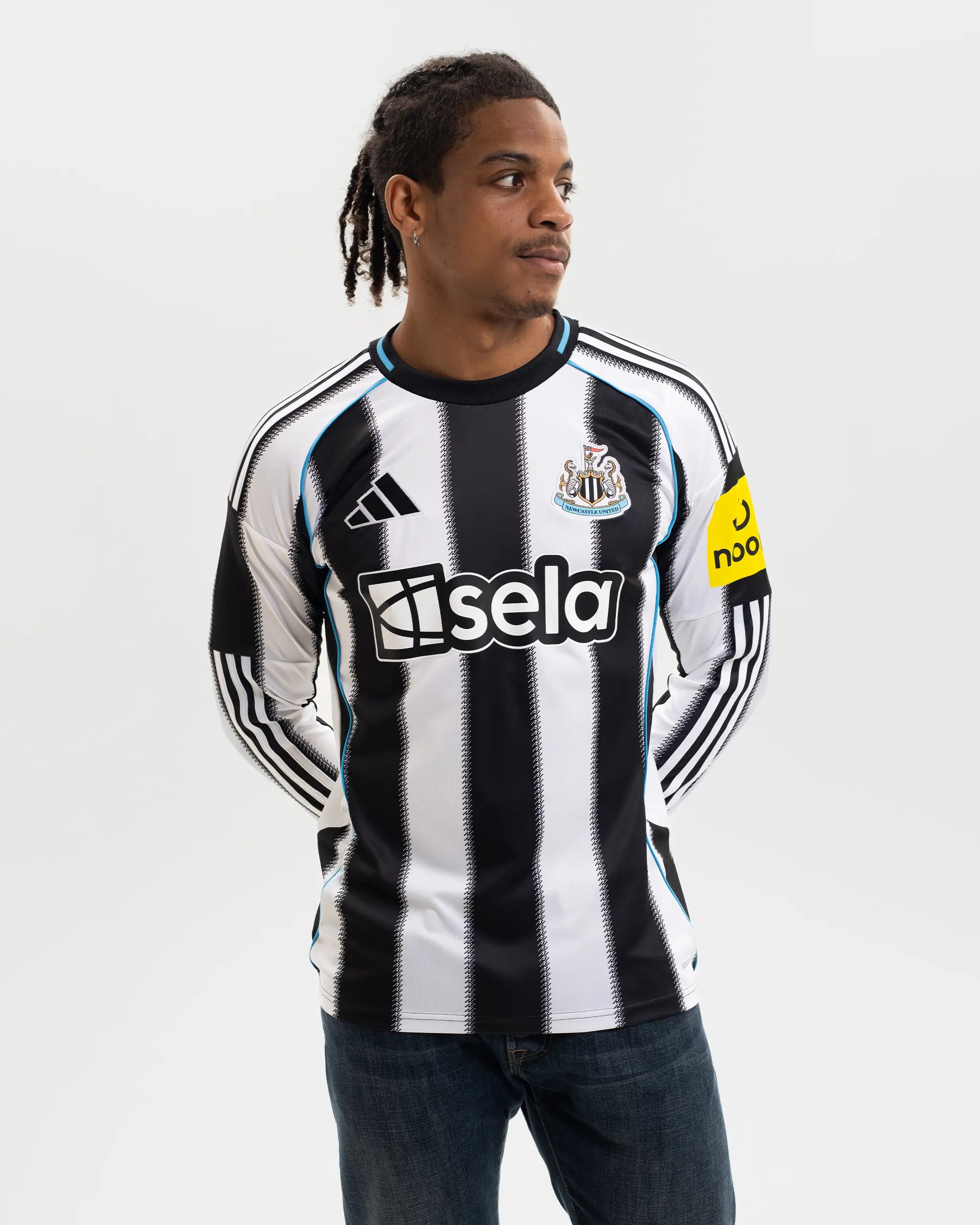 Newcastle United Long Sleeve 25 26 Home Shirt Men s Newcastle United Long Sleeve 25 26 Home Shirt Men s