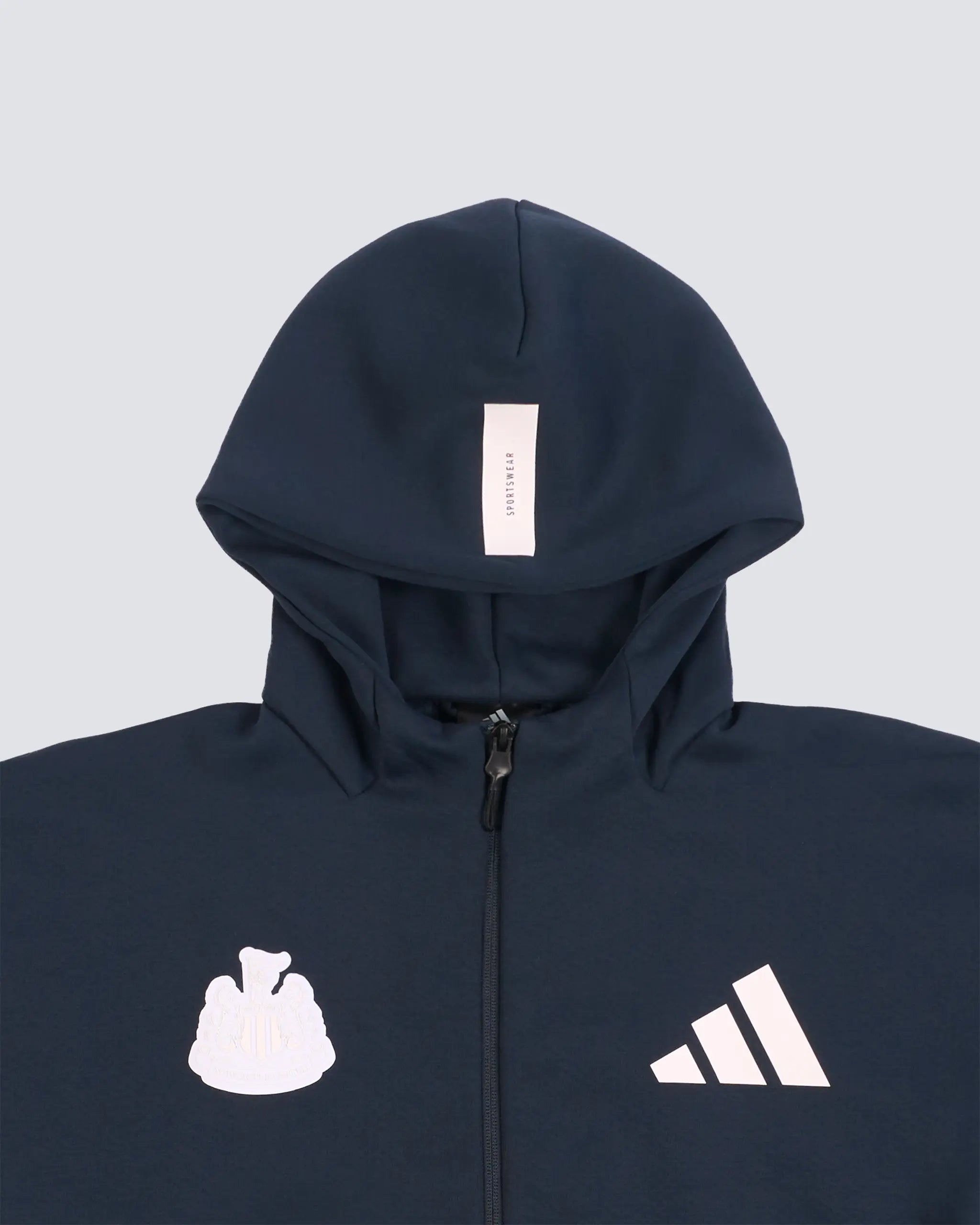 Newcastle United adidas Z.N.E Men's Navy Zip Up Hoodie
