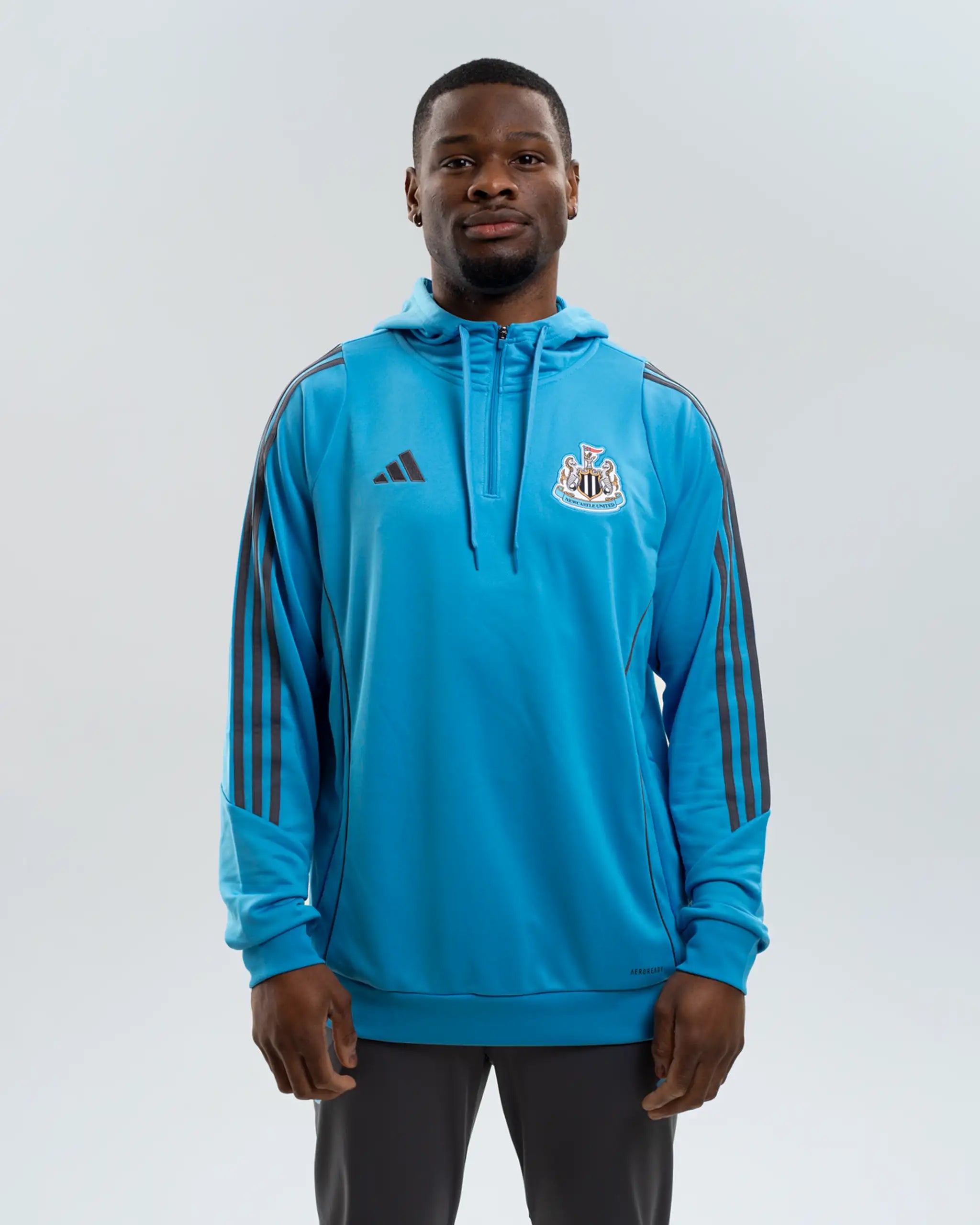 Newcastle United adidas 25/26 Players Range Blue Hoodie