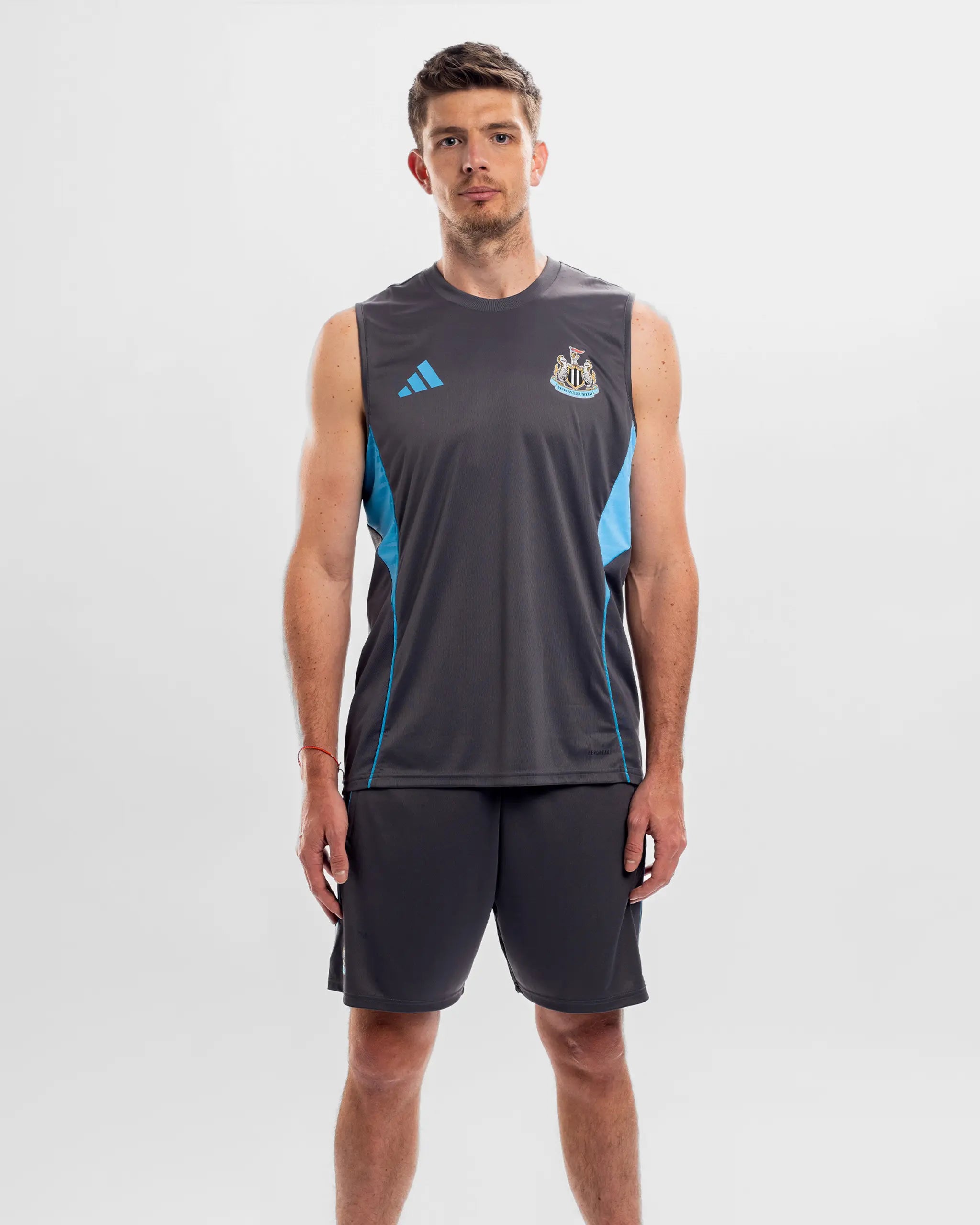 Newcastle United adidas 25/26 Players Range Grey Training Vest