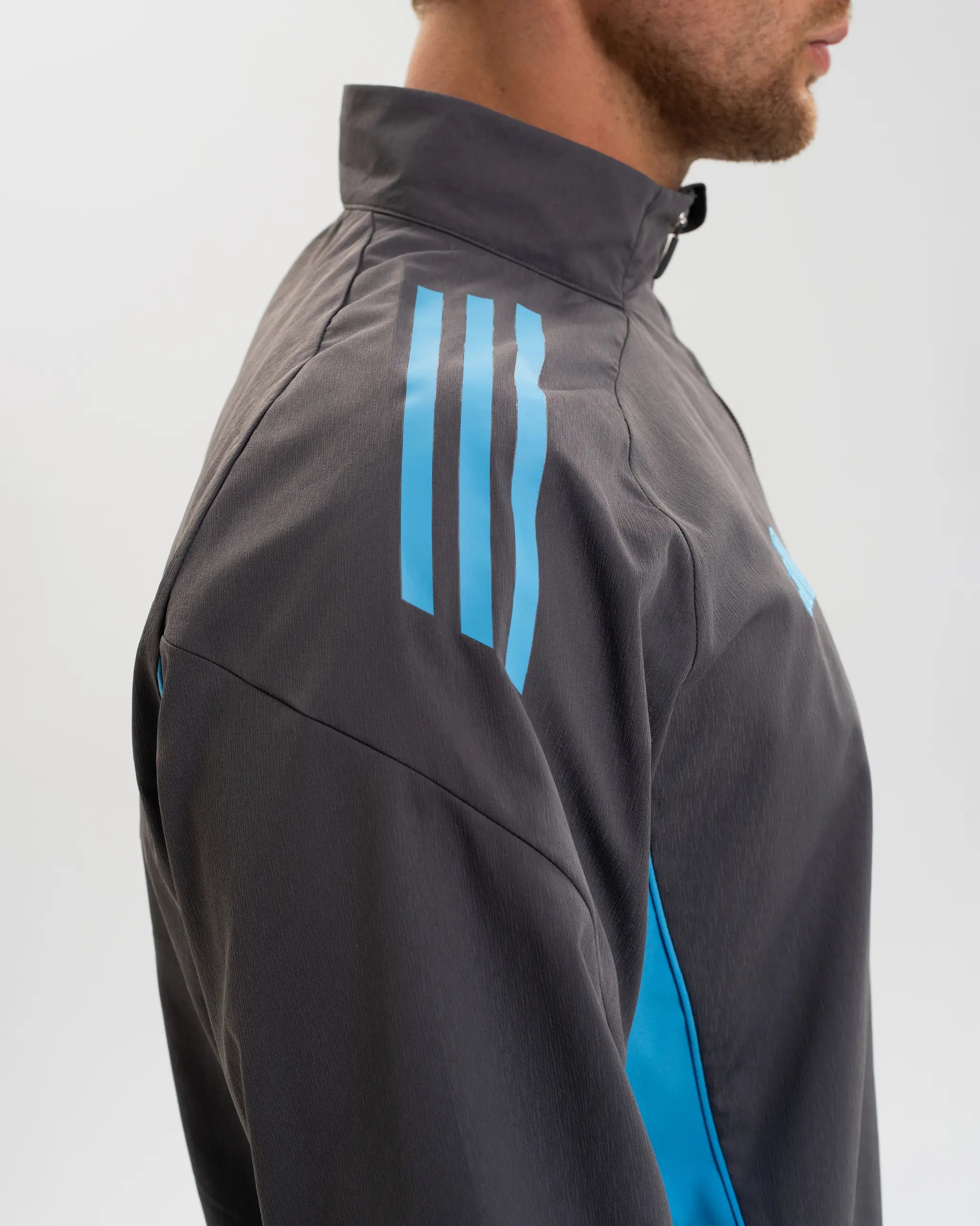 Newcastle United adidas 25/26 Players Range Grey Presentation Jacket