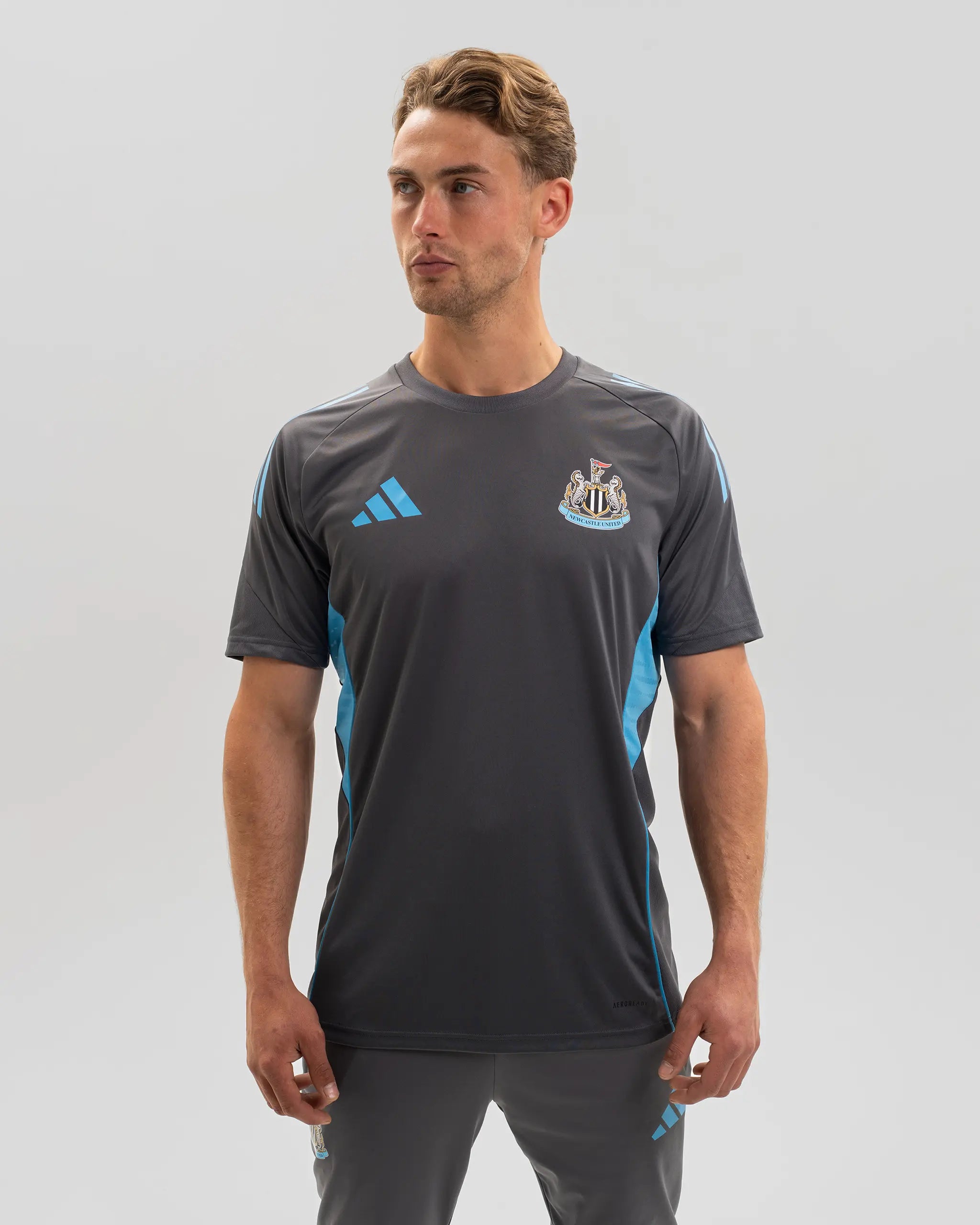 Newcastle United adidas 25/26 Players Range Grey Training Shirt