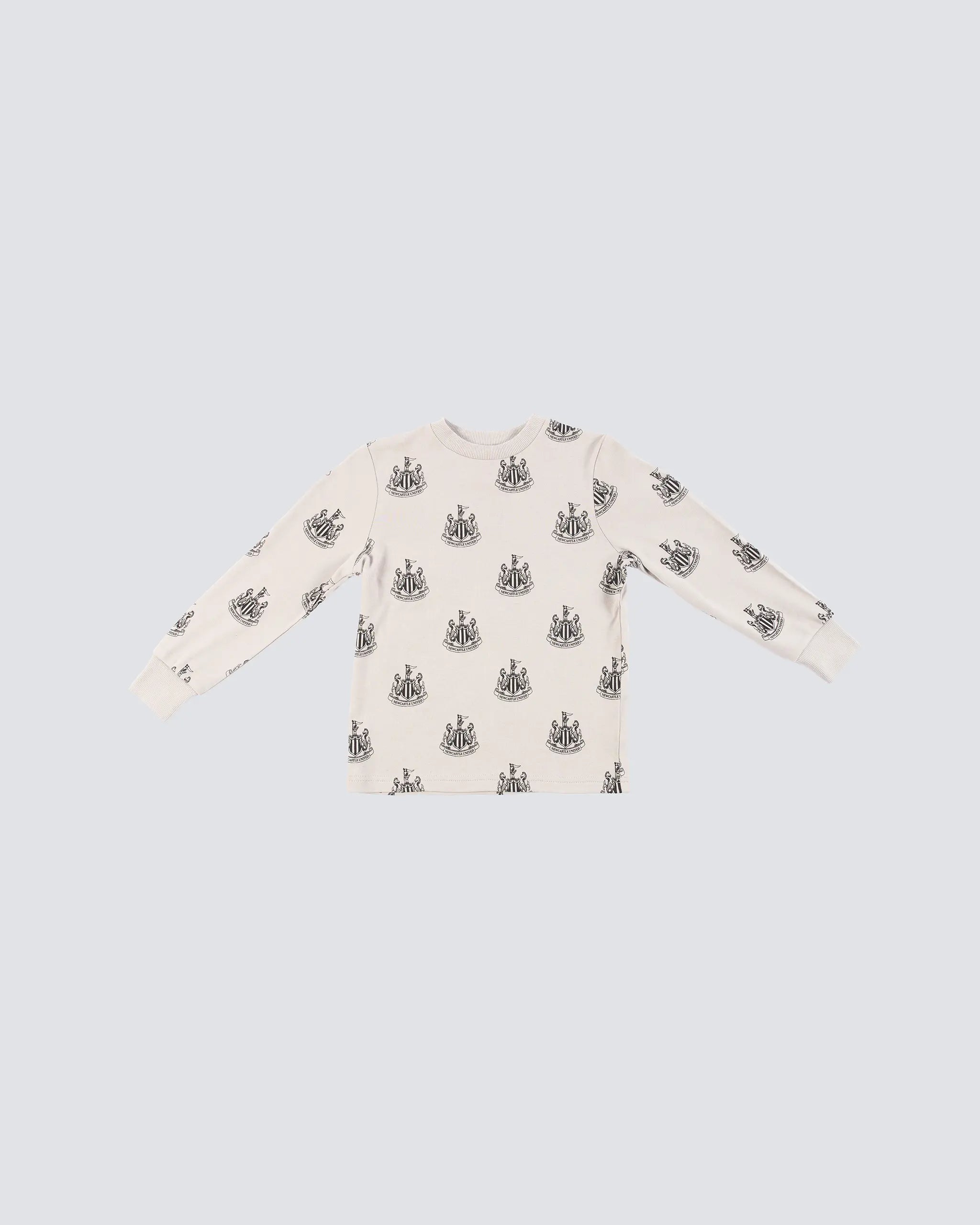 Newcastle United Kids' Grey Crest Pyjama Set