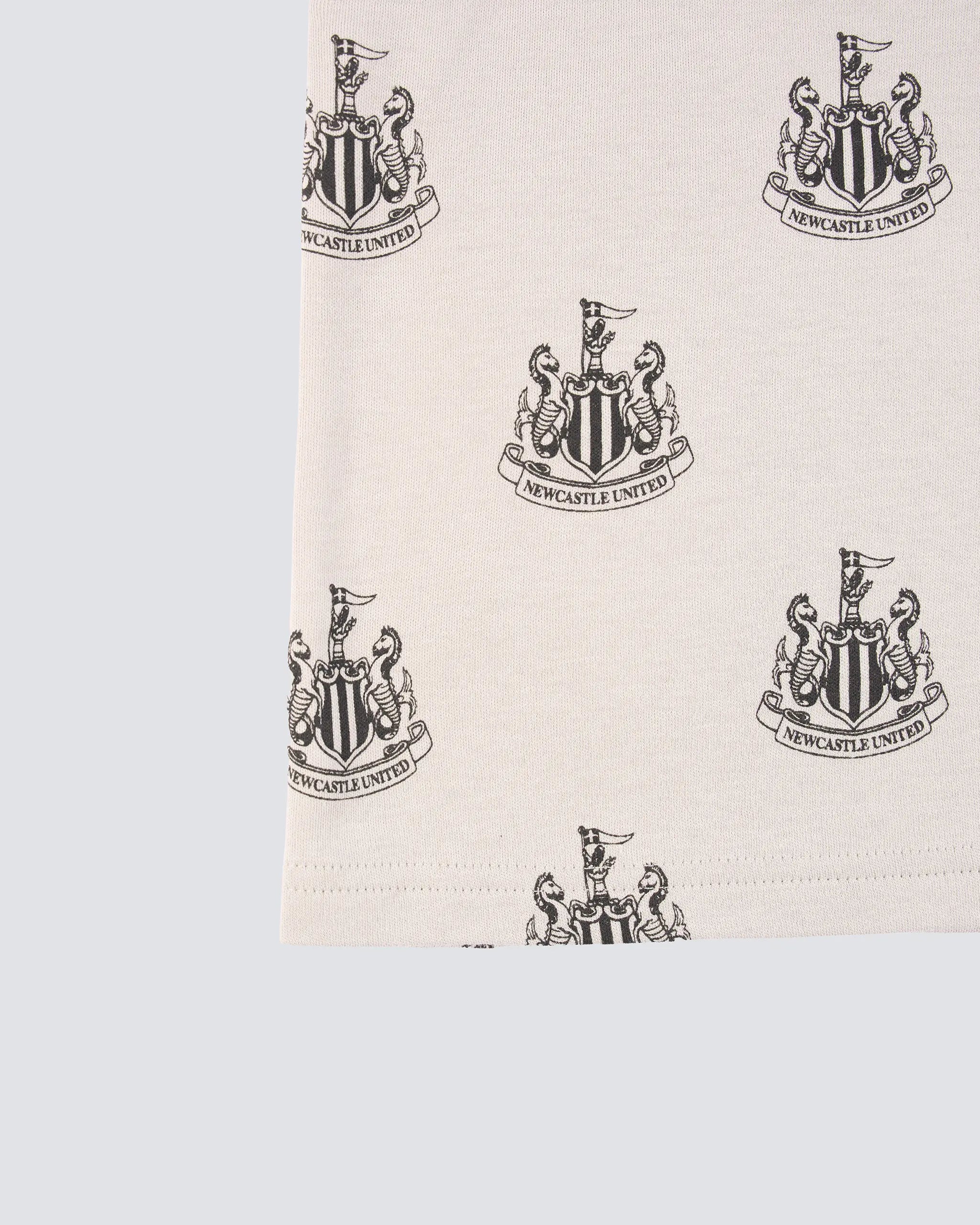 Newcastle United Kids' Grey Crest Pyjama Set