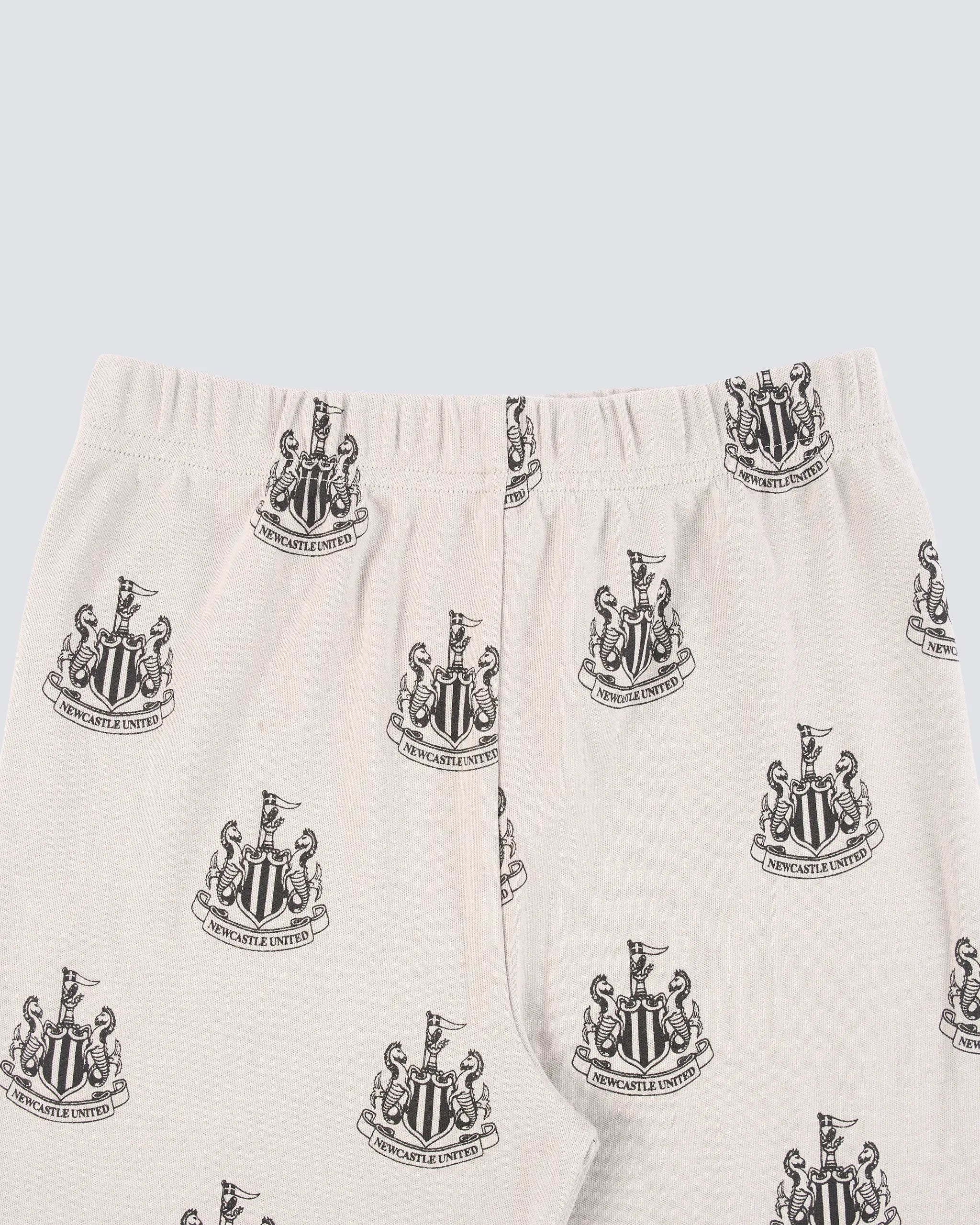 Newcastle United Kids' Grey Crest Pyjama Set