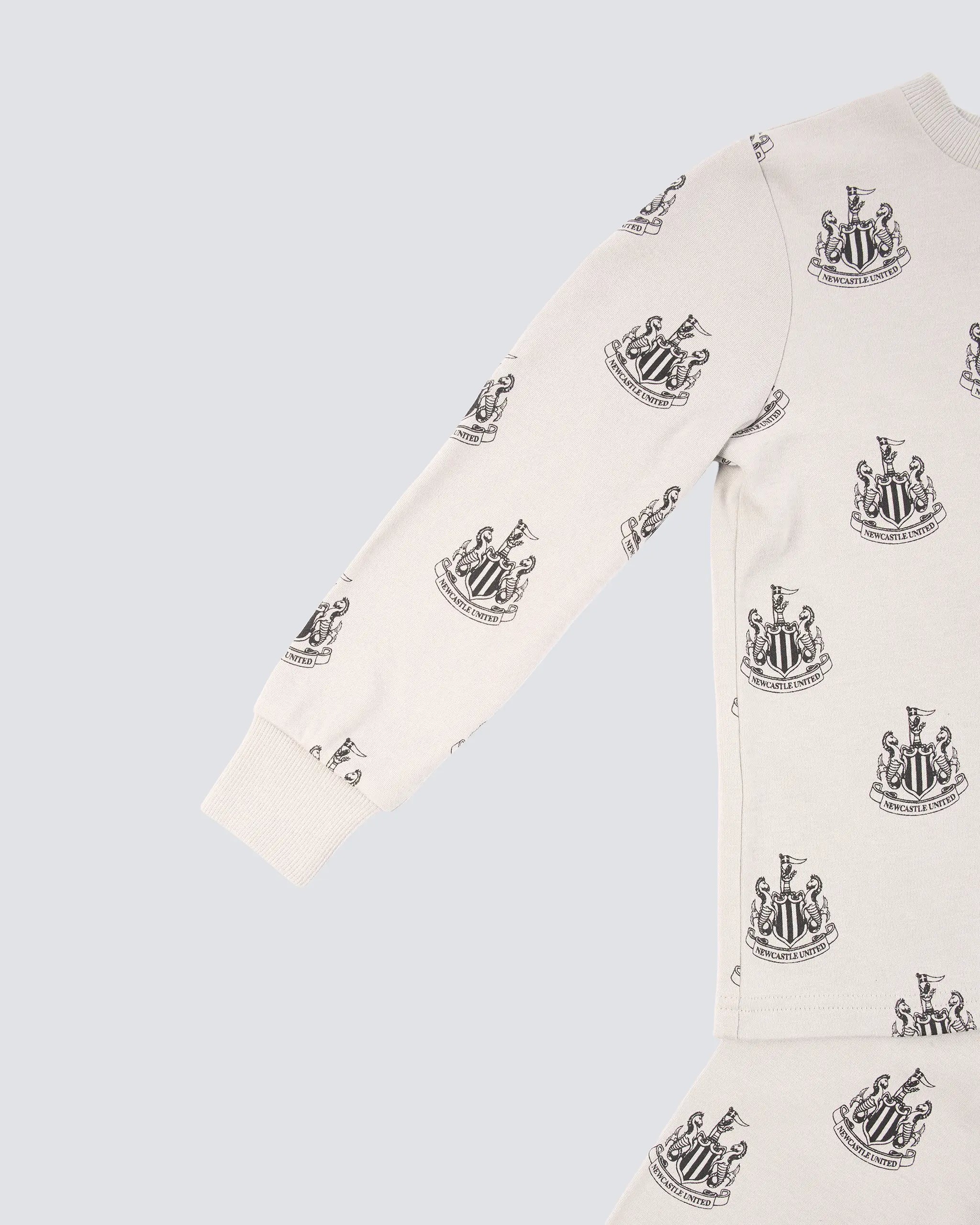 Newcastle United Kids' Grey Crest Pyjama Set