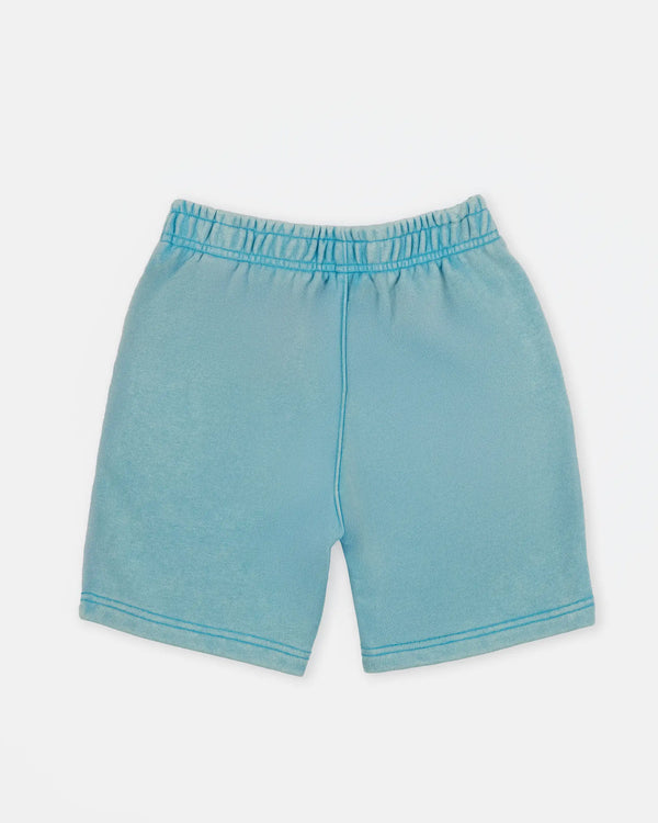 Newcastle United Boy's Blue Acid Wash Shorts