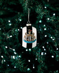 Newcastle United Large Glass Christmas Bauble