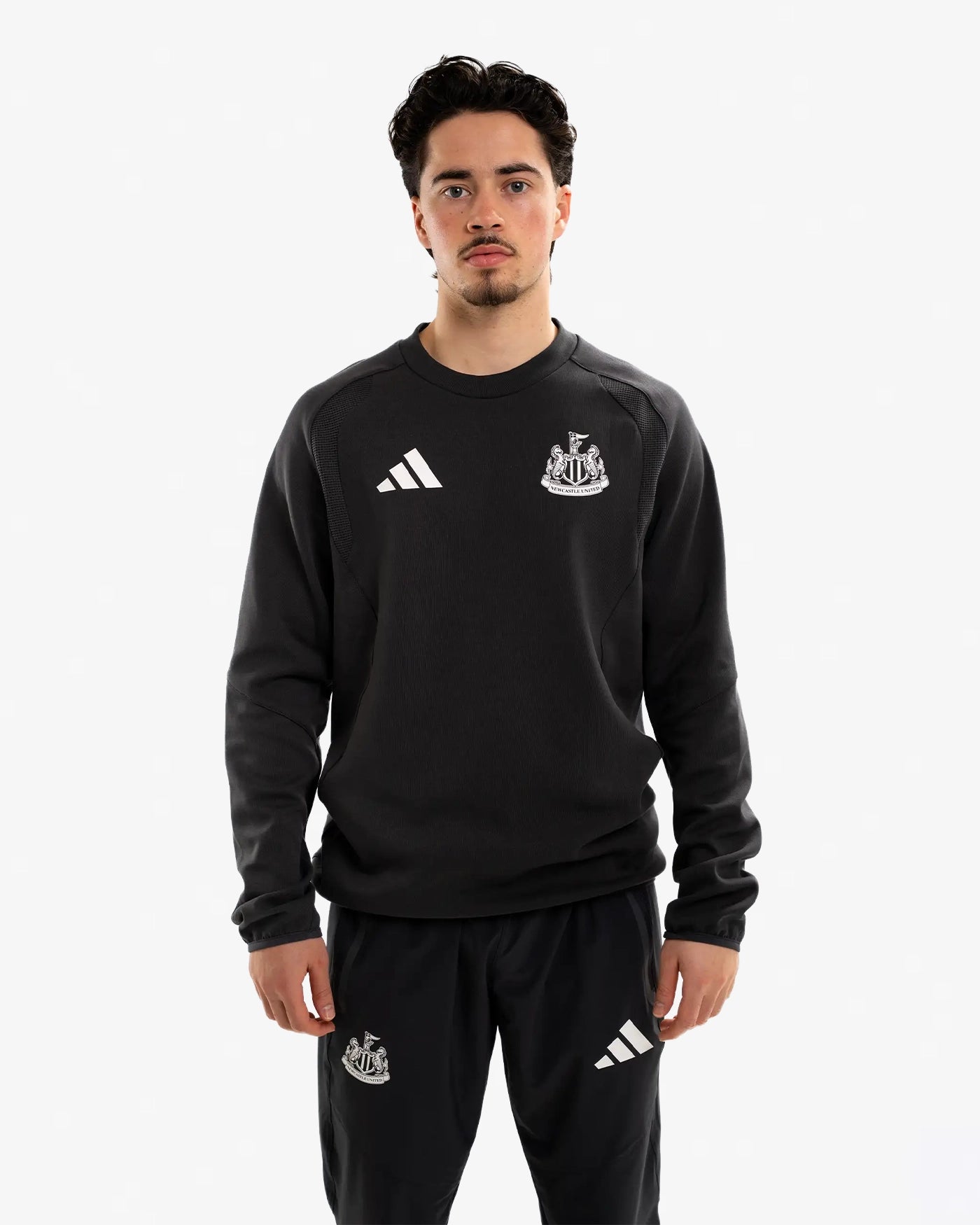 Newcastle United adidas Tiro Travel Grey Sweatshirt