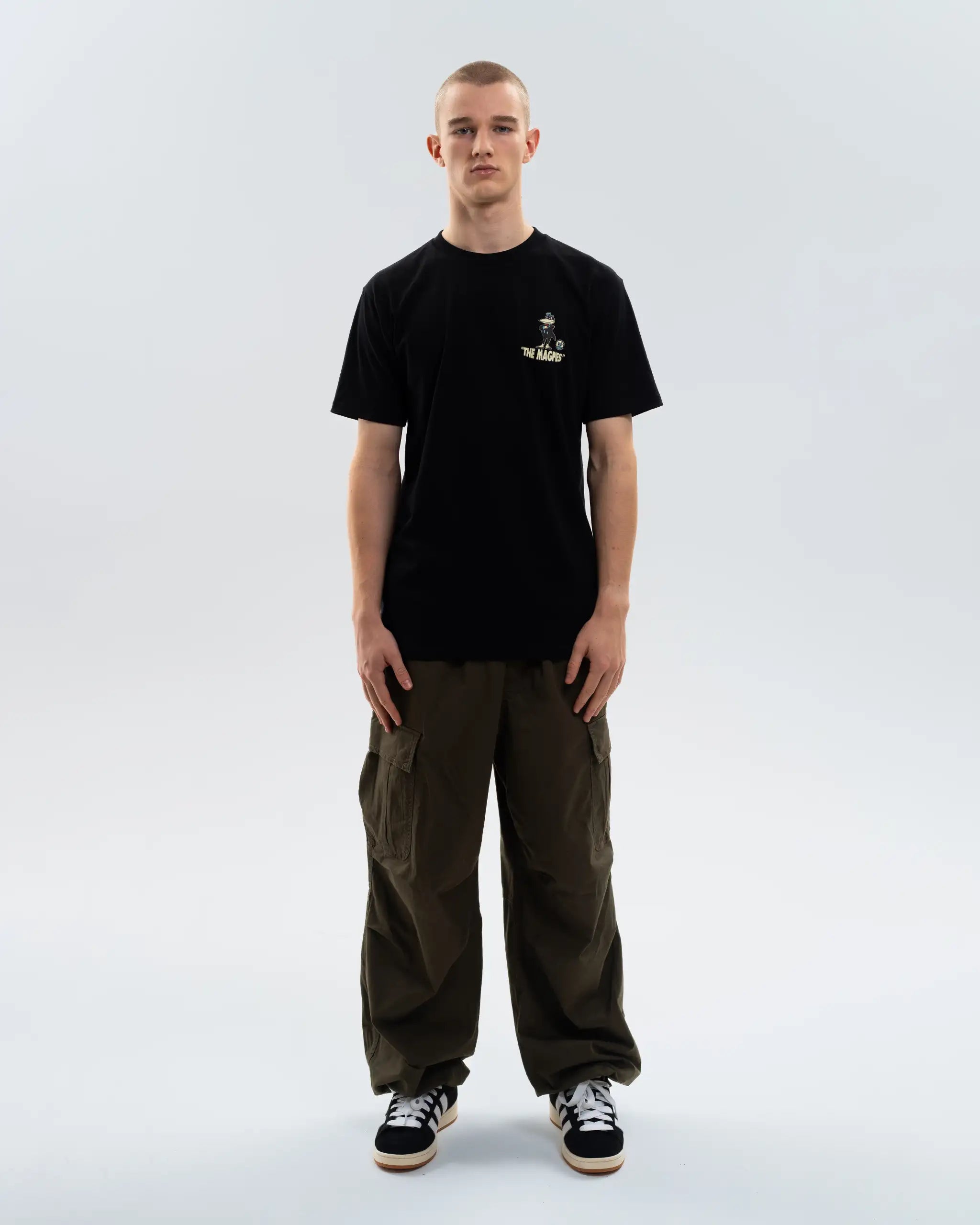 Newcastle United Men's Mr Magpie Black T-Shirt