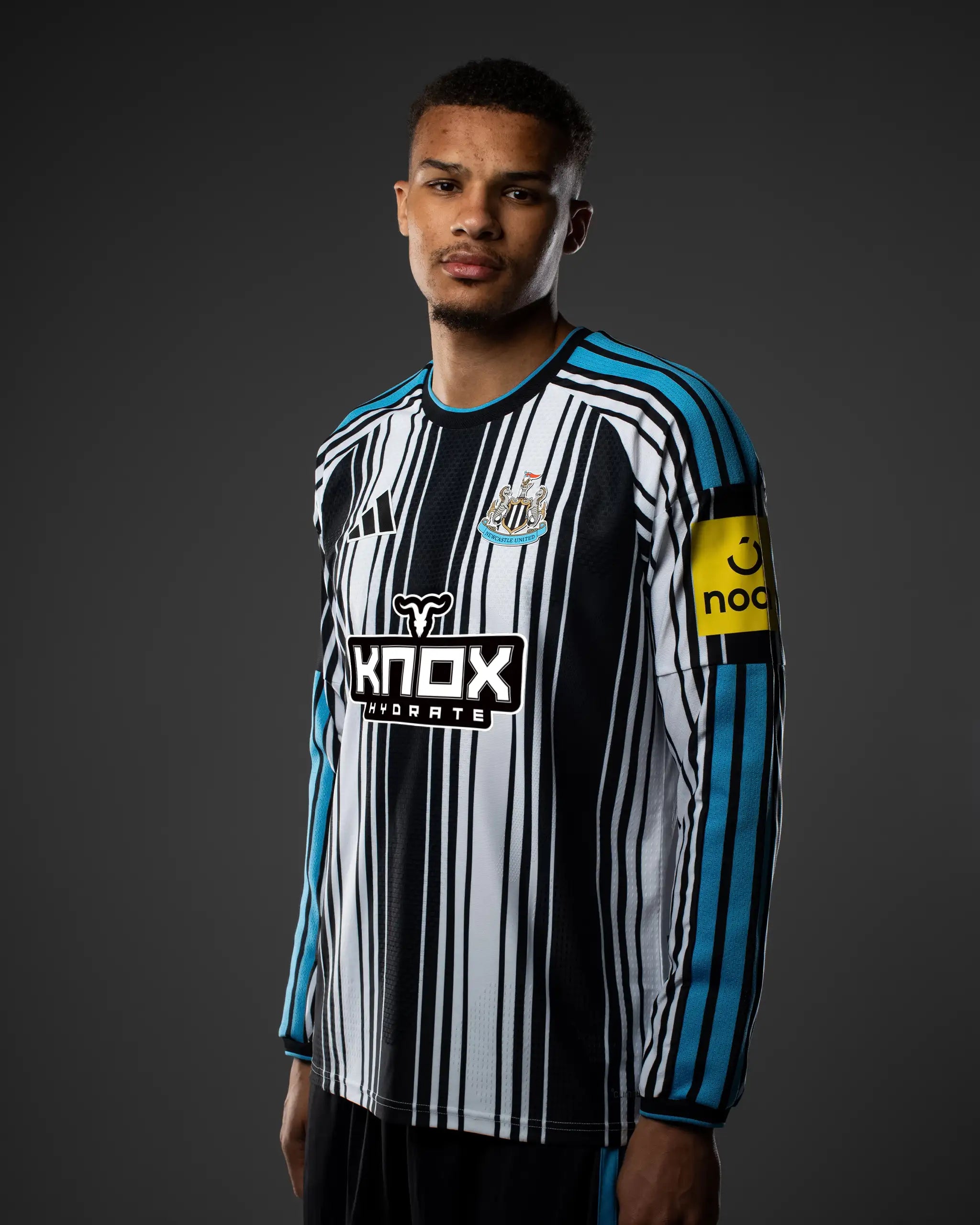 Newcastle United adidas Men's 26/27 Long Sleeve Authentic Home