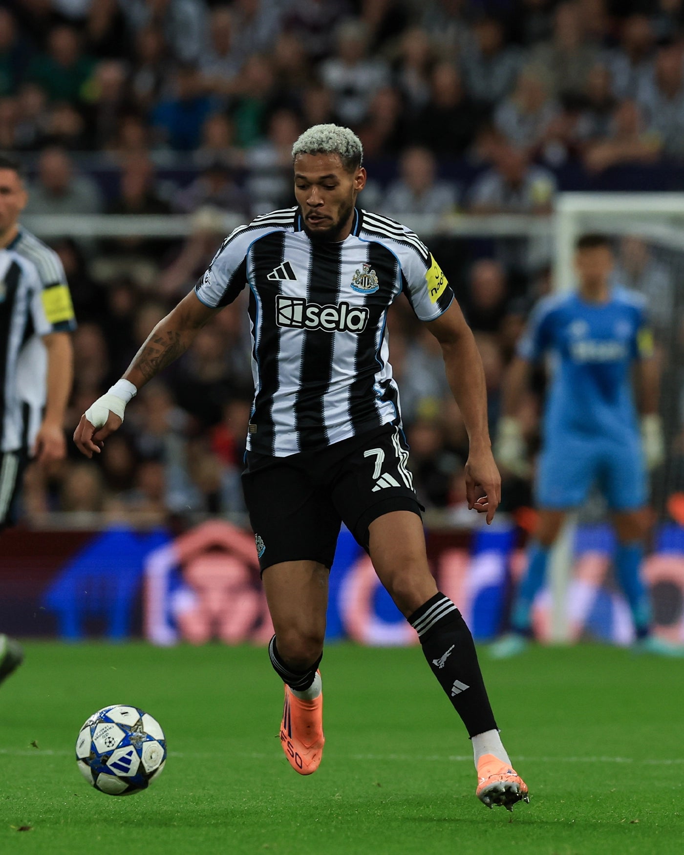 Newcastle United JOELINTON 25/26 Match Worn Shirt - Barcelona Champions League (H)