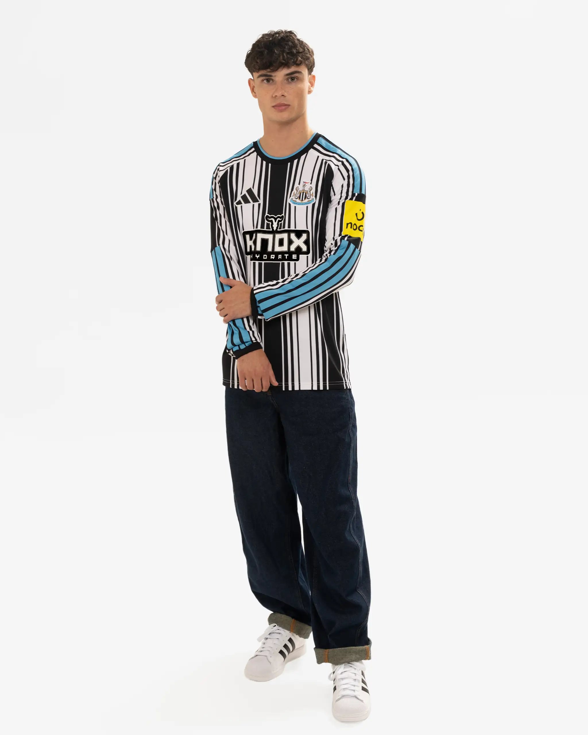 Newcastle United adidas Men's 26/27 Long Sleeve Home Shirt