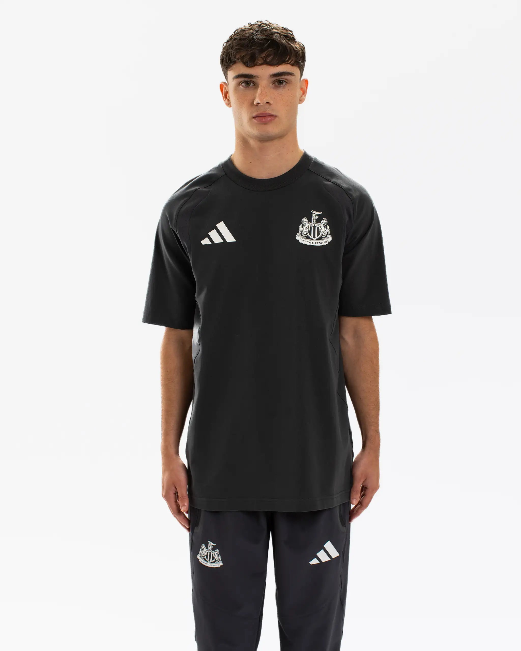 Newcastle United adidas Tiro Travel Grey T-Shirt