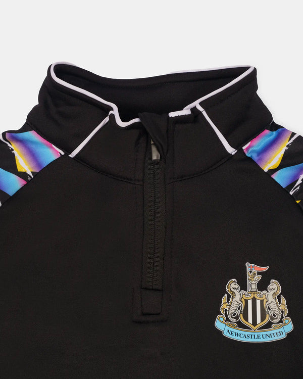 Newcastle United Kids' Multi Patterned 1/4 Zip