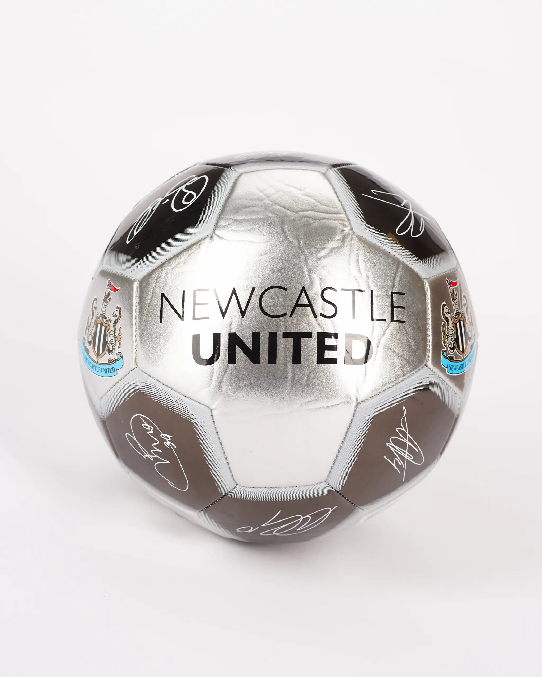Newcastle United Size 1 Metallic Signature Football