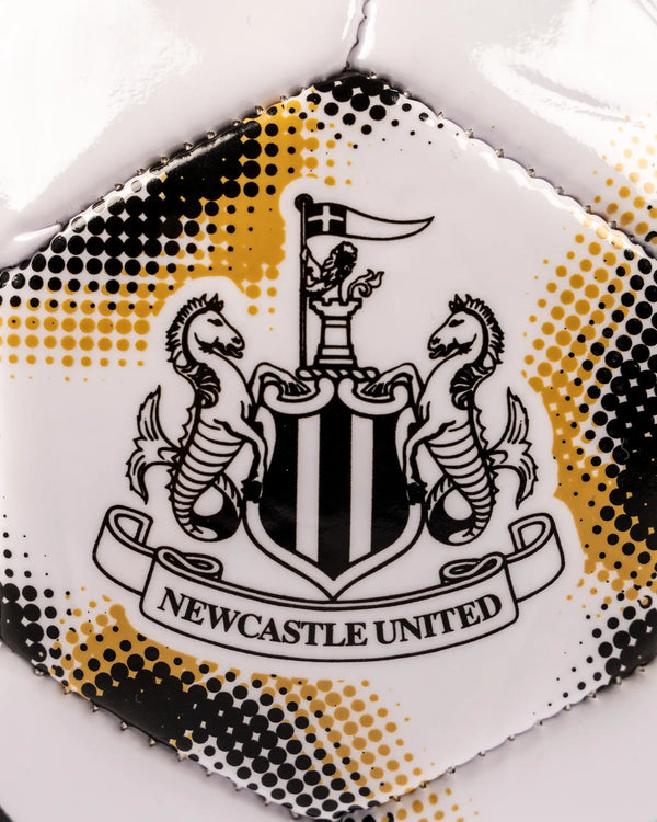 Newcastle United Gold, Black & White Size 3 Football