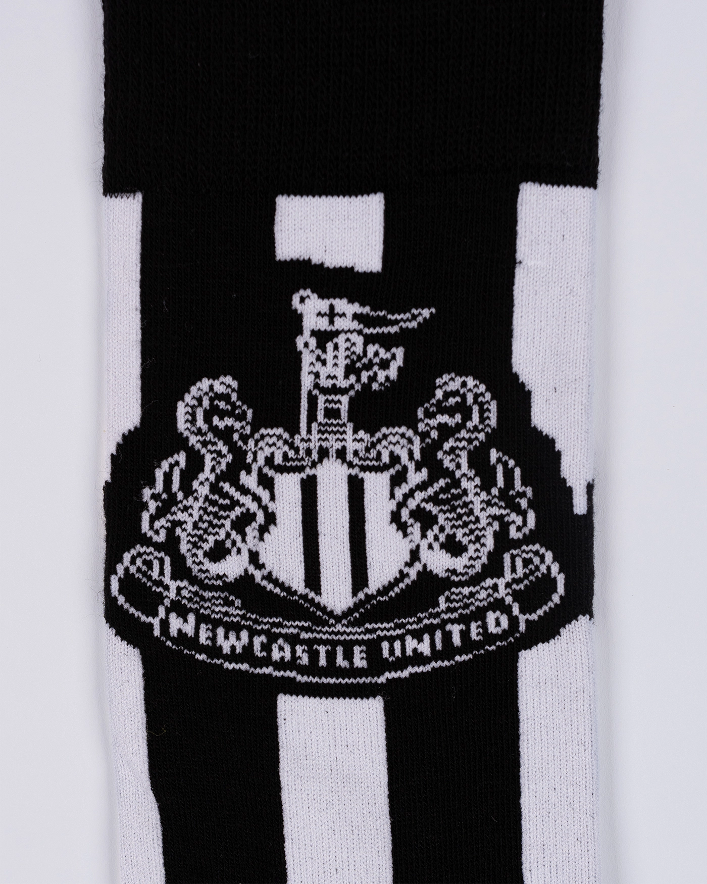 Newcastle United Black and White Striped Socks