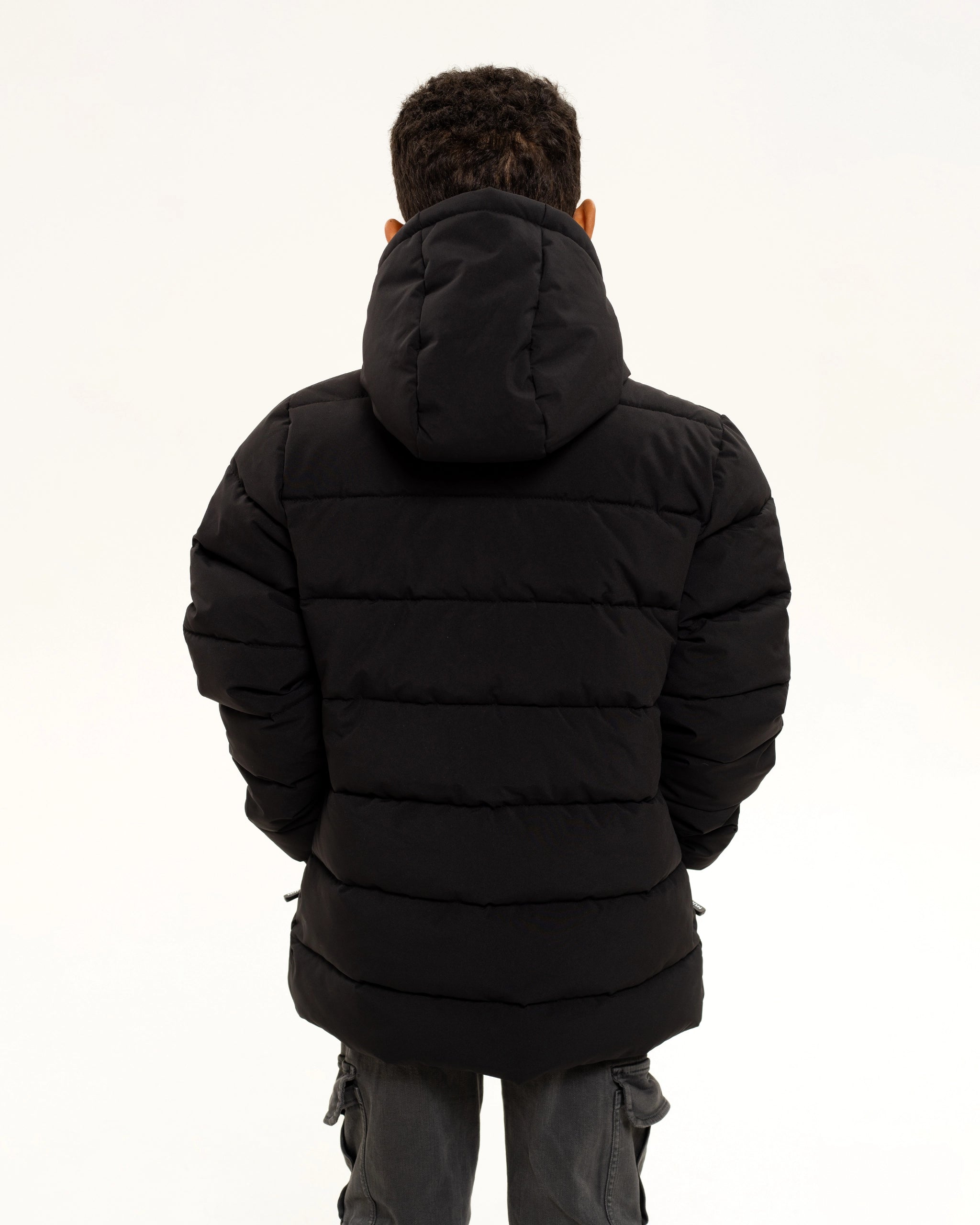 Newcastle United Kids' Black Puffer Jacket