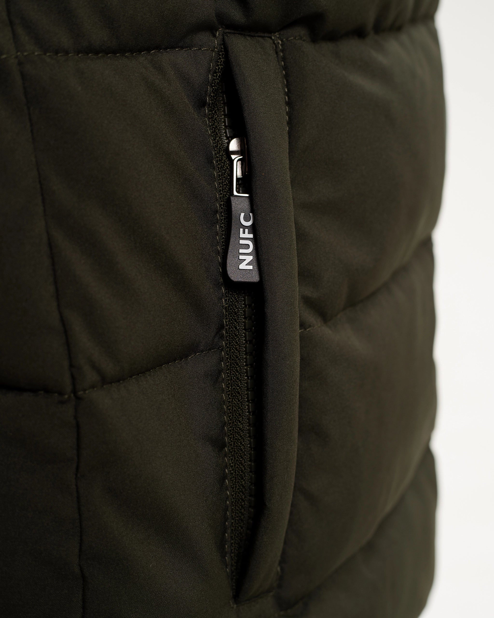 Newcastle United Kids' Khaki Puffer Jacket