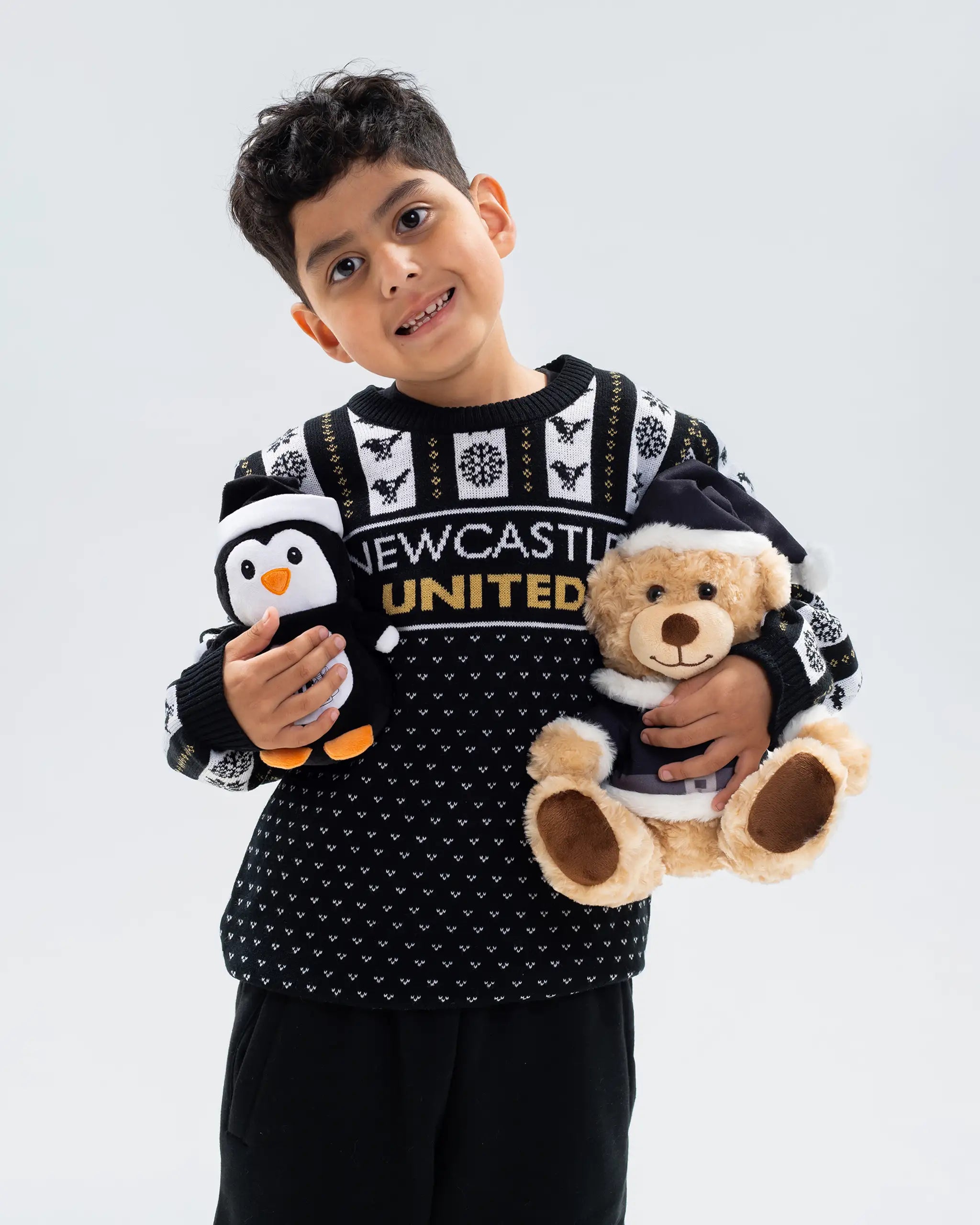 Newcastle United Jingle Aal Howay Kids Christmas Jumper