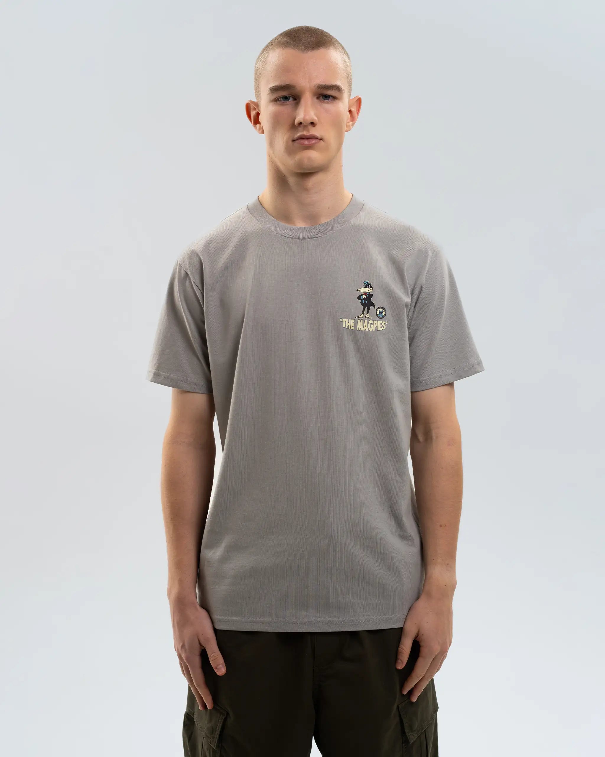 Newcastle United Men's Mr Magpie Grey T-Shirt