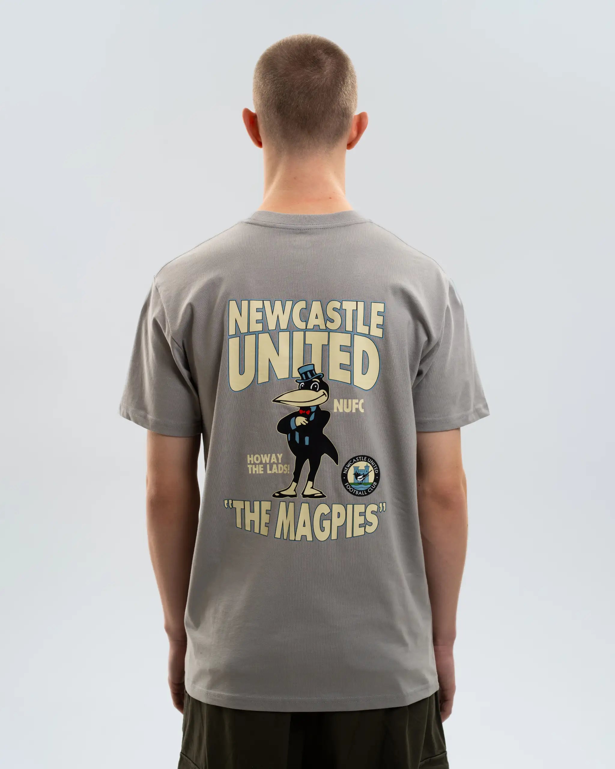 Newcastle United Men's Mr Magpie Grey T-Shirt