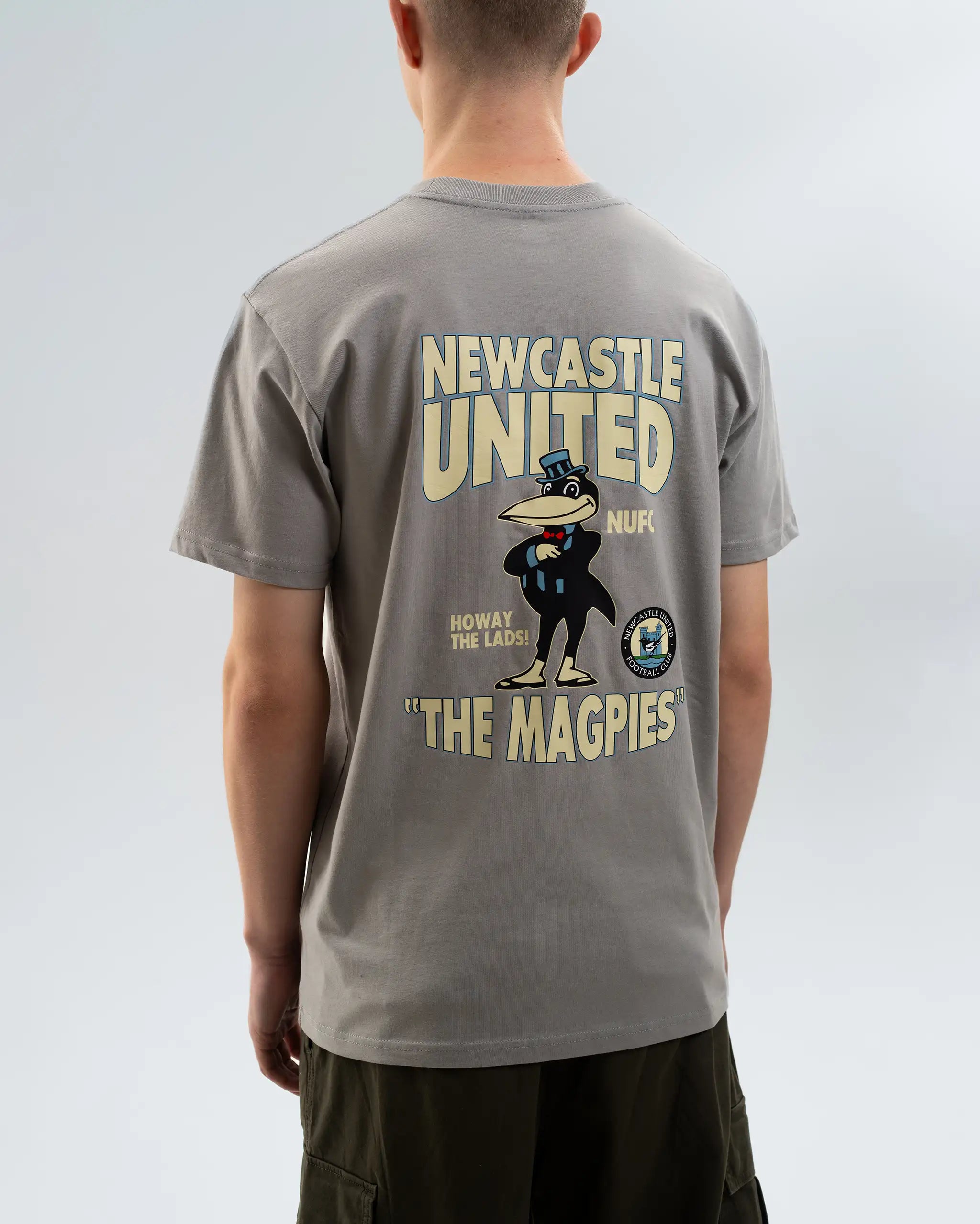Newcastle United Men's Mr Magpie Grey T-Shirt