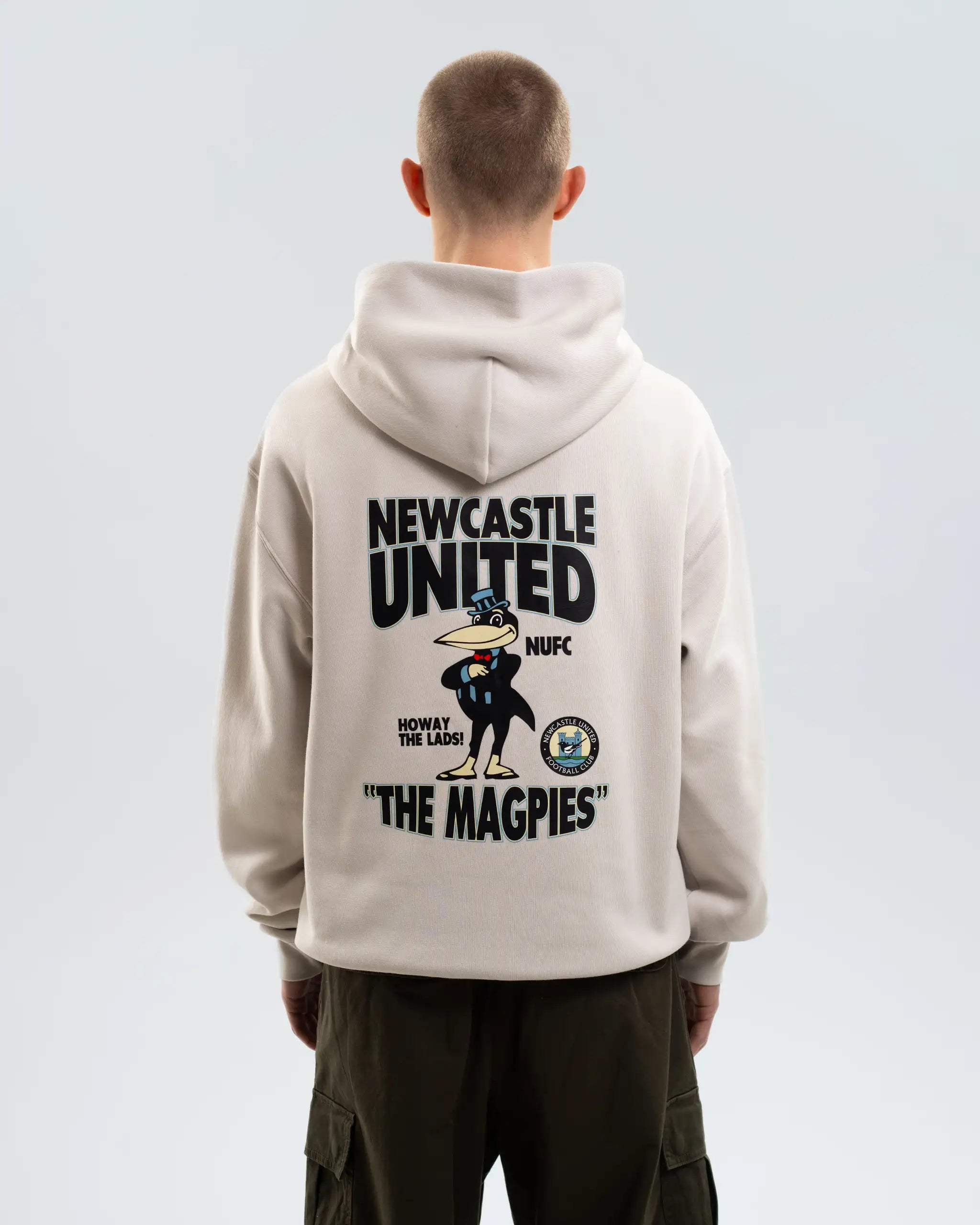 Newcastle United Men's Mr Magpie Sand Hoodie