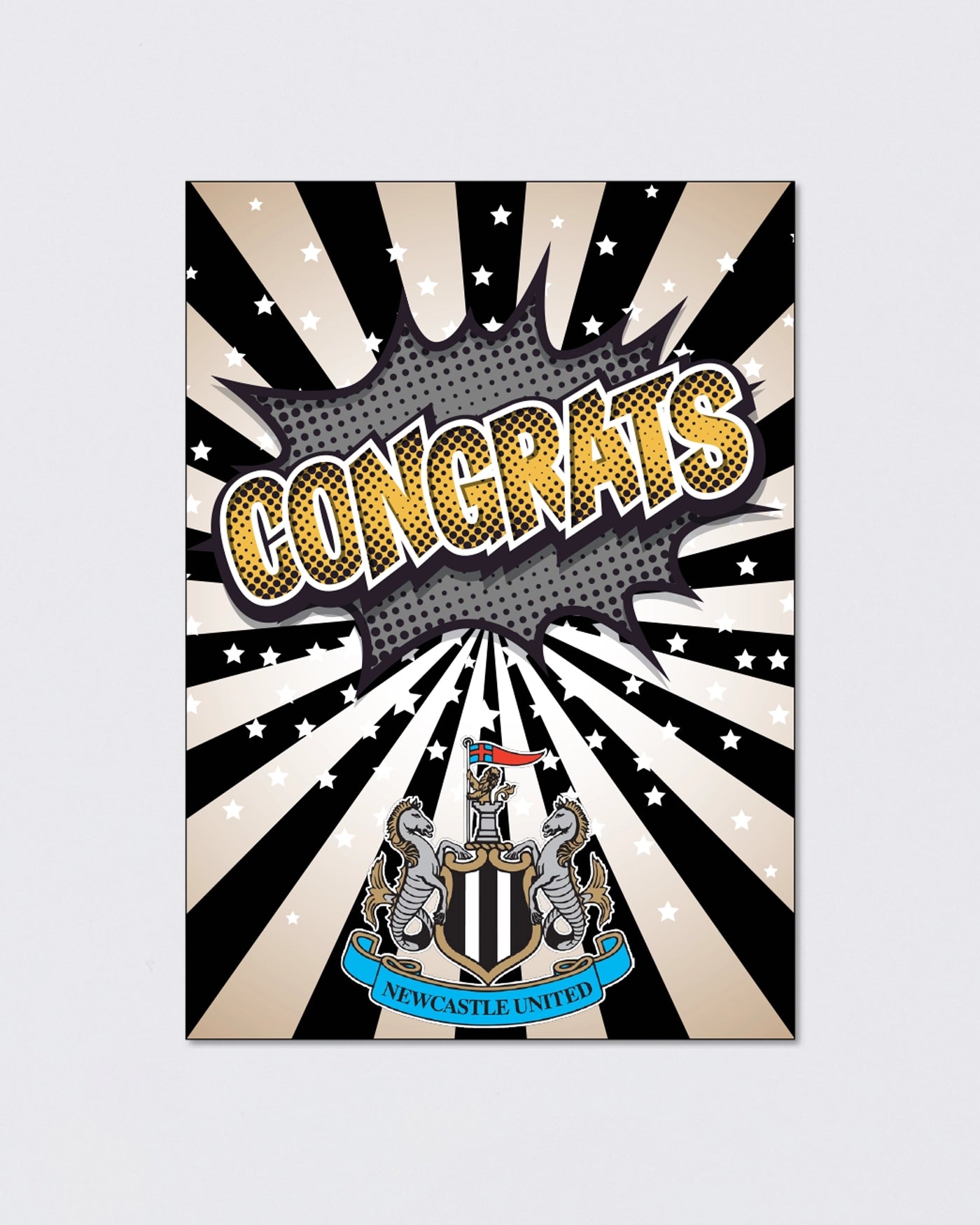 Newcastle United Congratulations Card