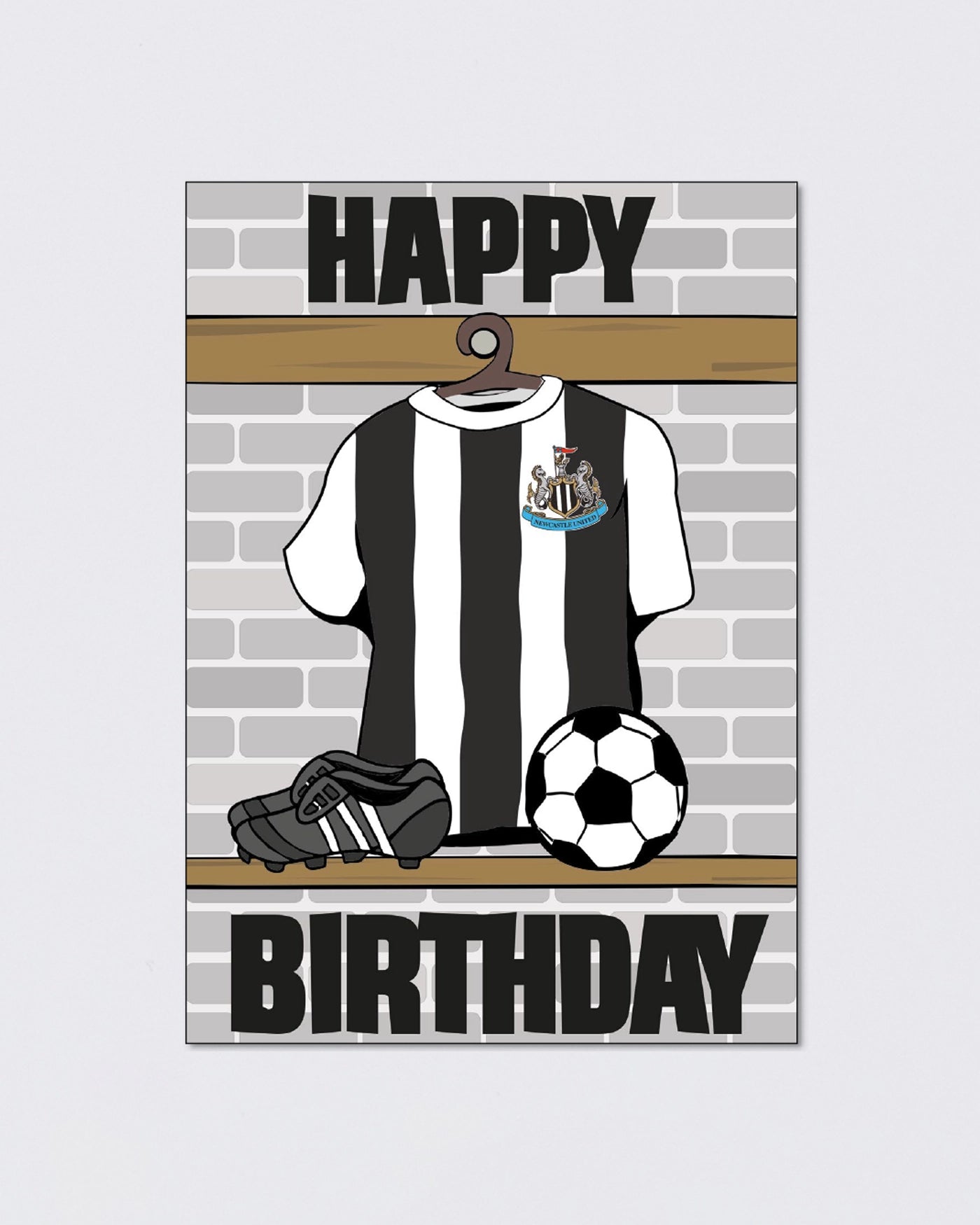 Newcastle United Birthday Kit Card