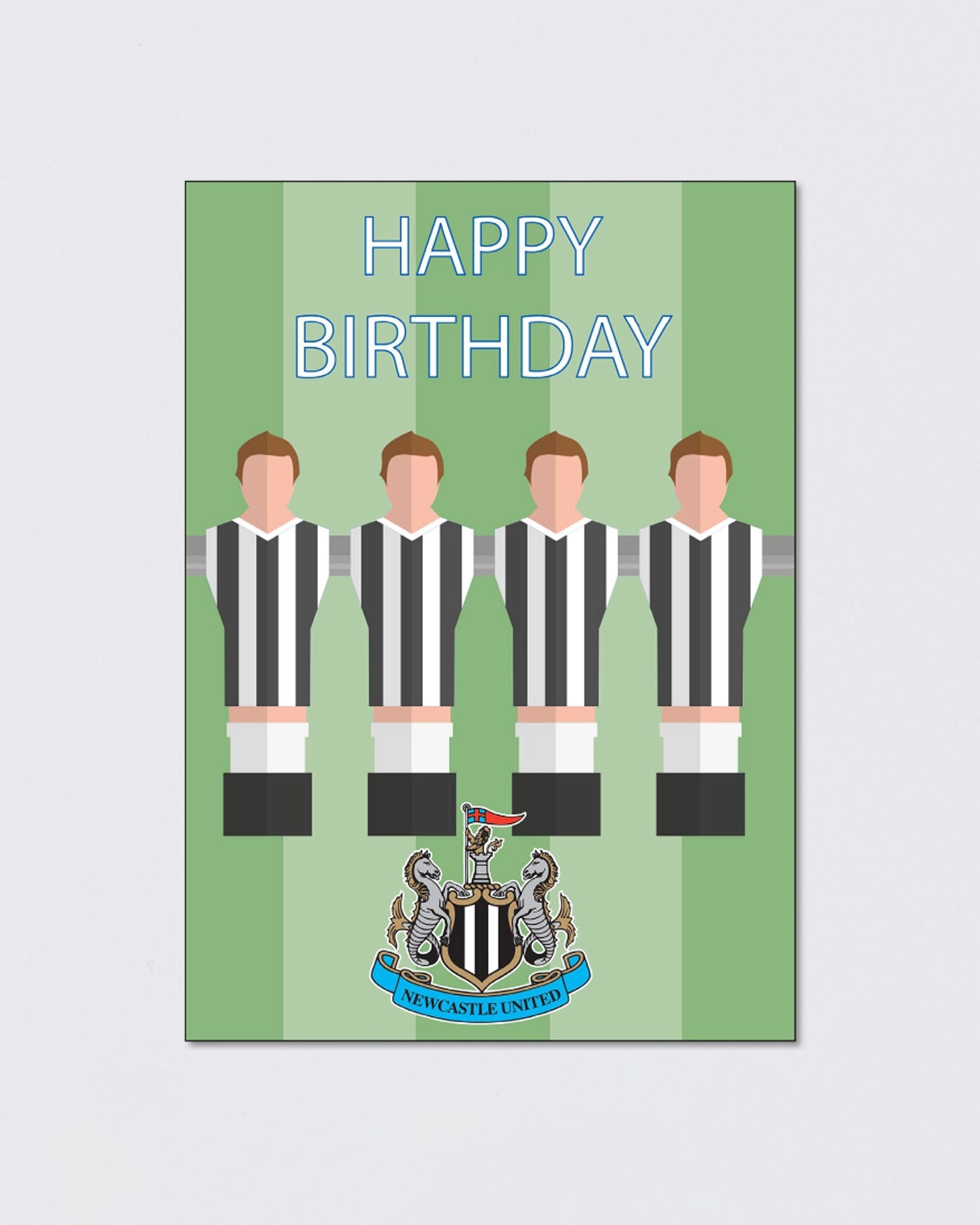 Newcastle United Birthday Players Card