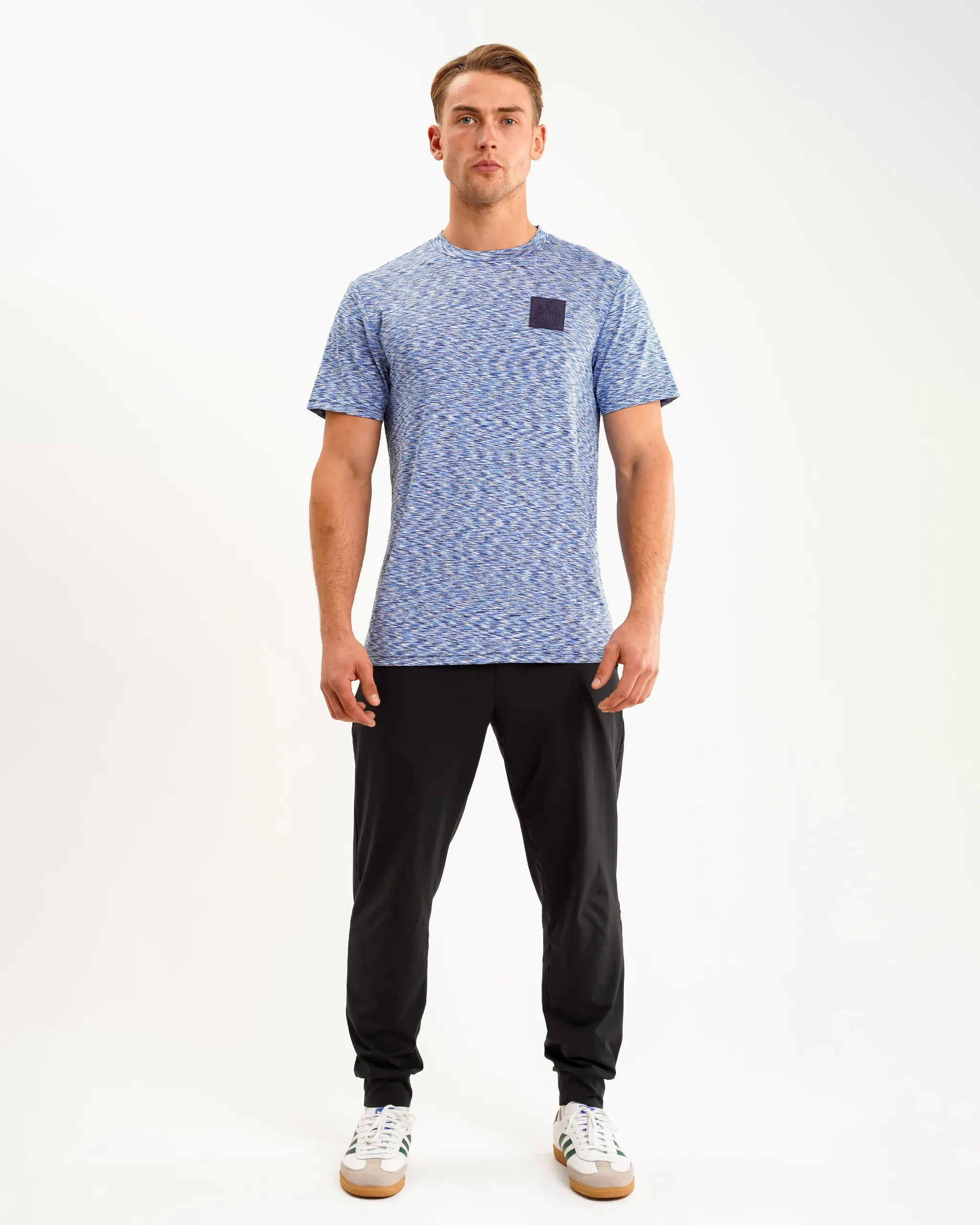 Newcastle United Men's Blue Spacedye Tee
