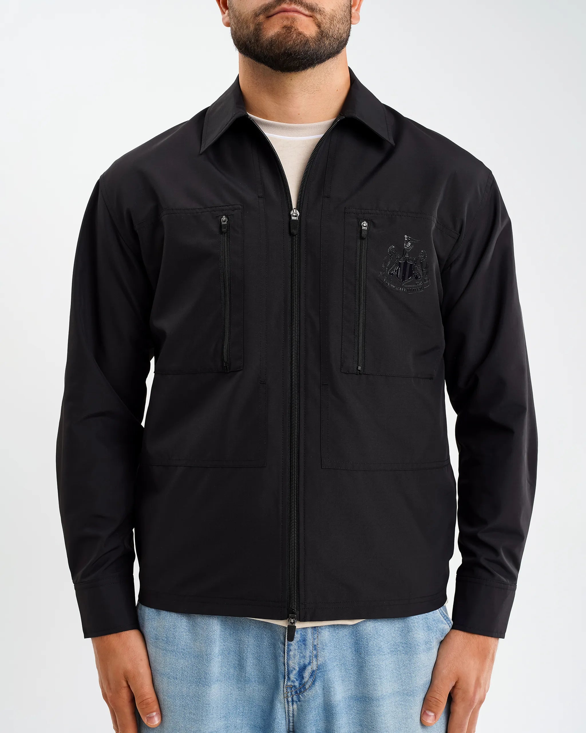 Newcastle United Men's Black Overshirt