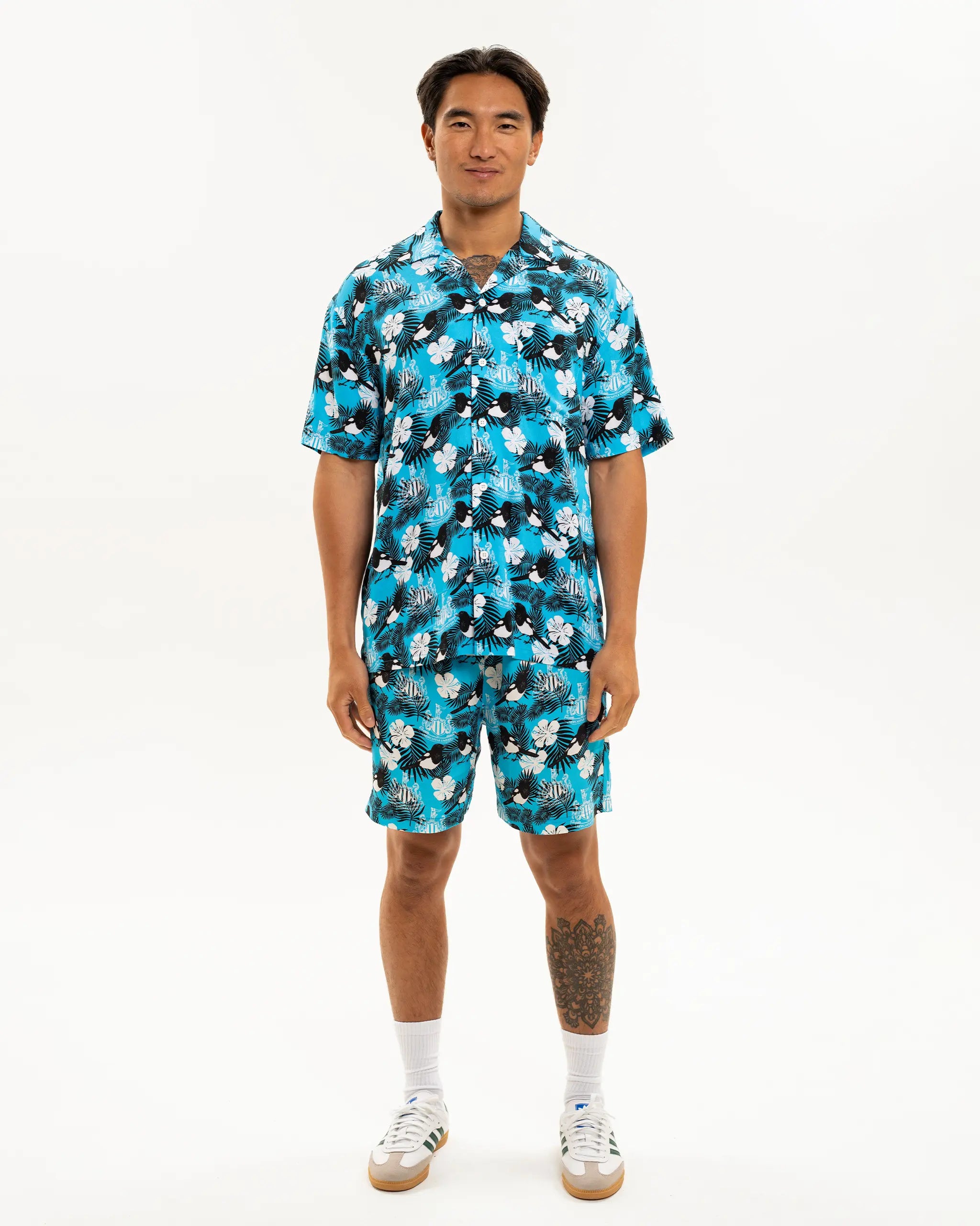 Newcastle United Men's Blue Magpie Holiday Shirt
