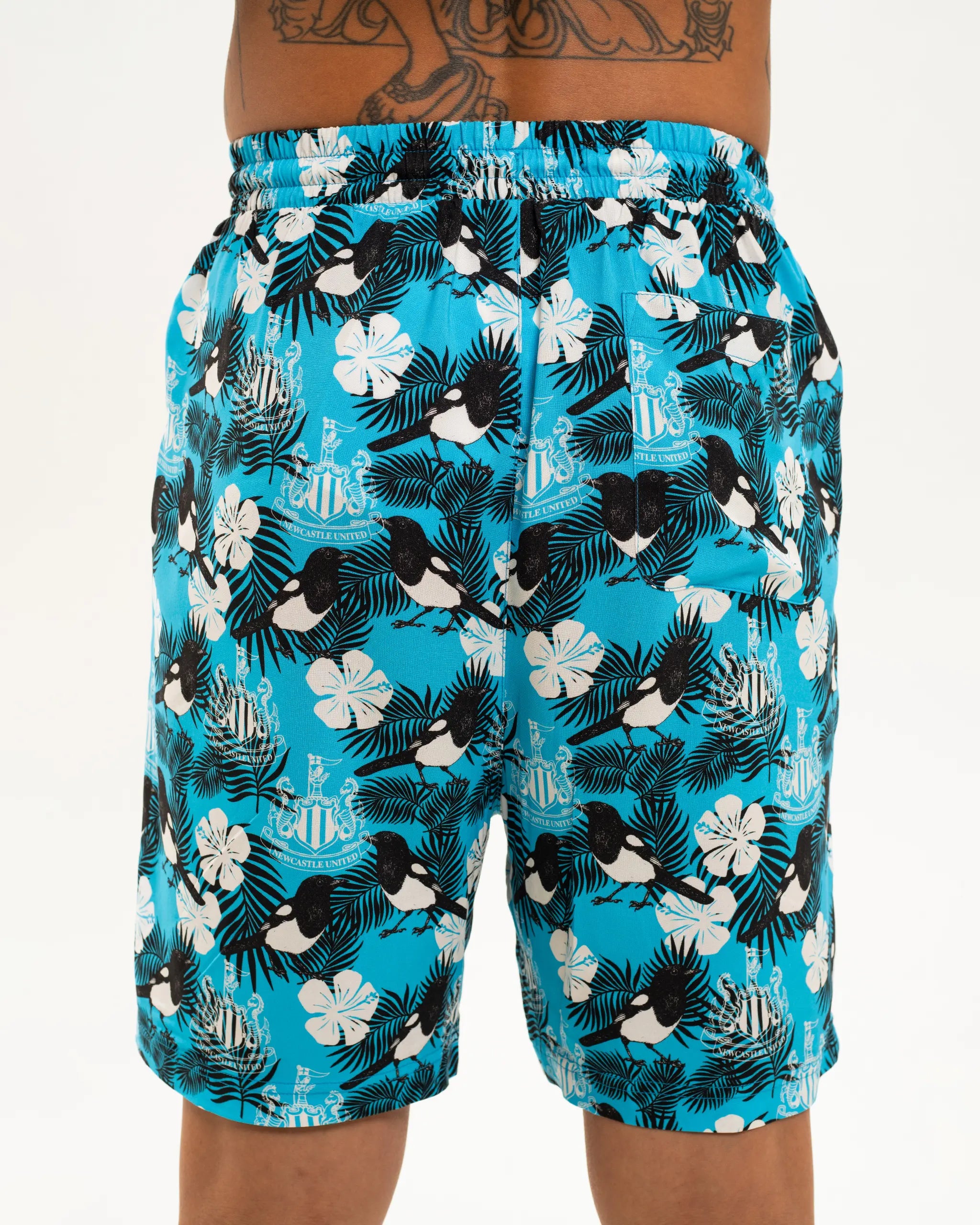Newcastle United Men's Blue Magpie Holiday Shorts