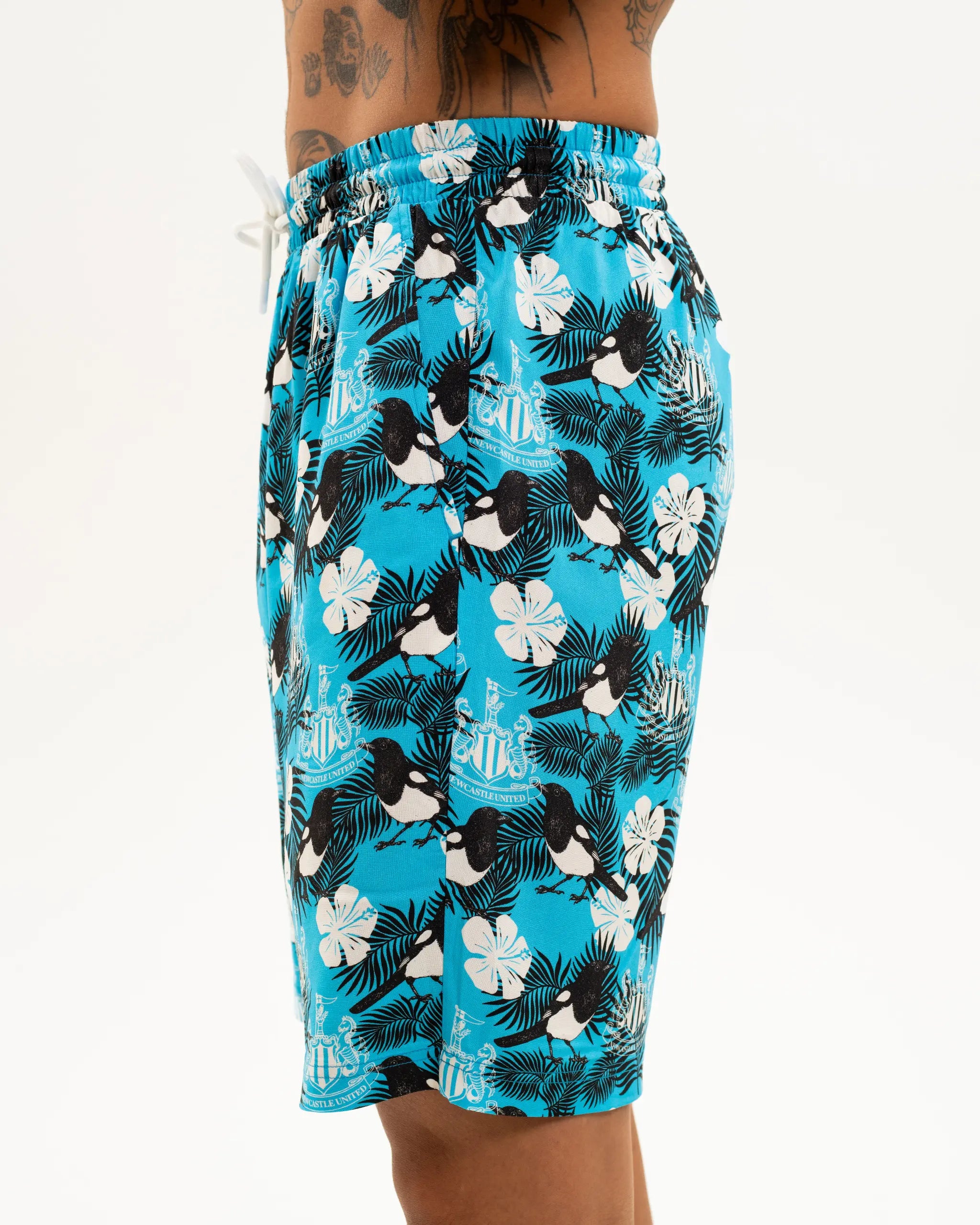 Newcastle United Men's Blue Magpie Holiday Shorts