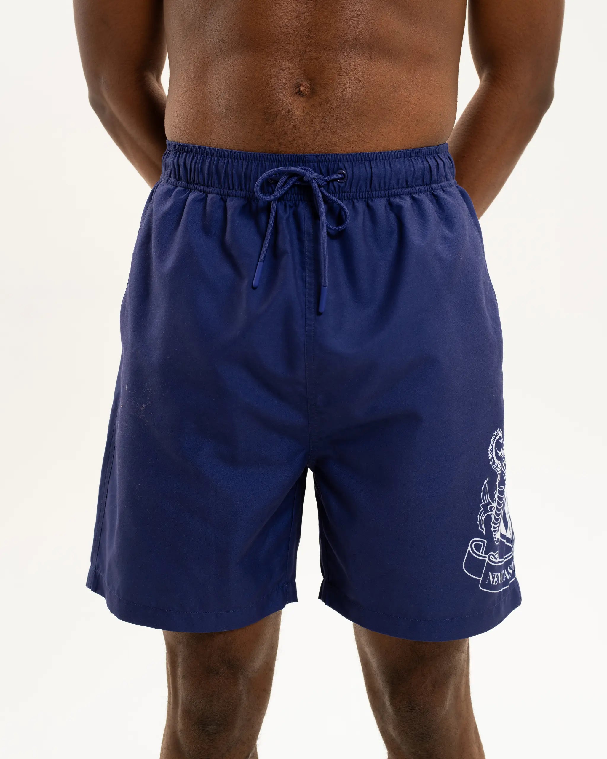 Newcastle United Men's Navy Swim Shorts