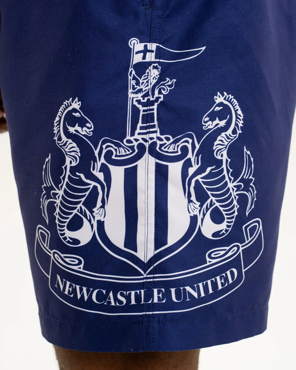 Newcastle United Men's Navy Swim Shorts