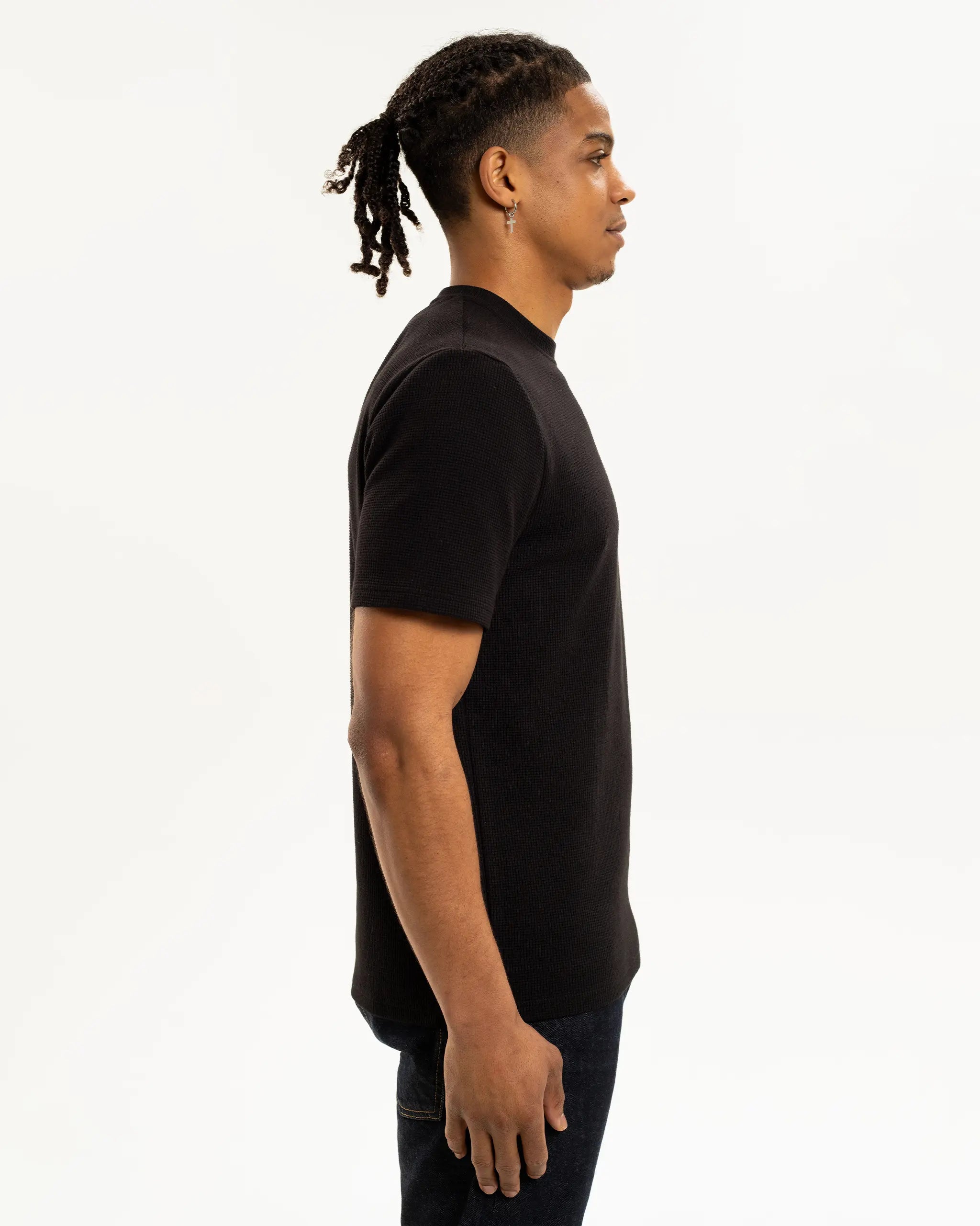 Newcastle United Men's Black Waffle T-Shirt