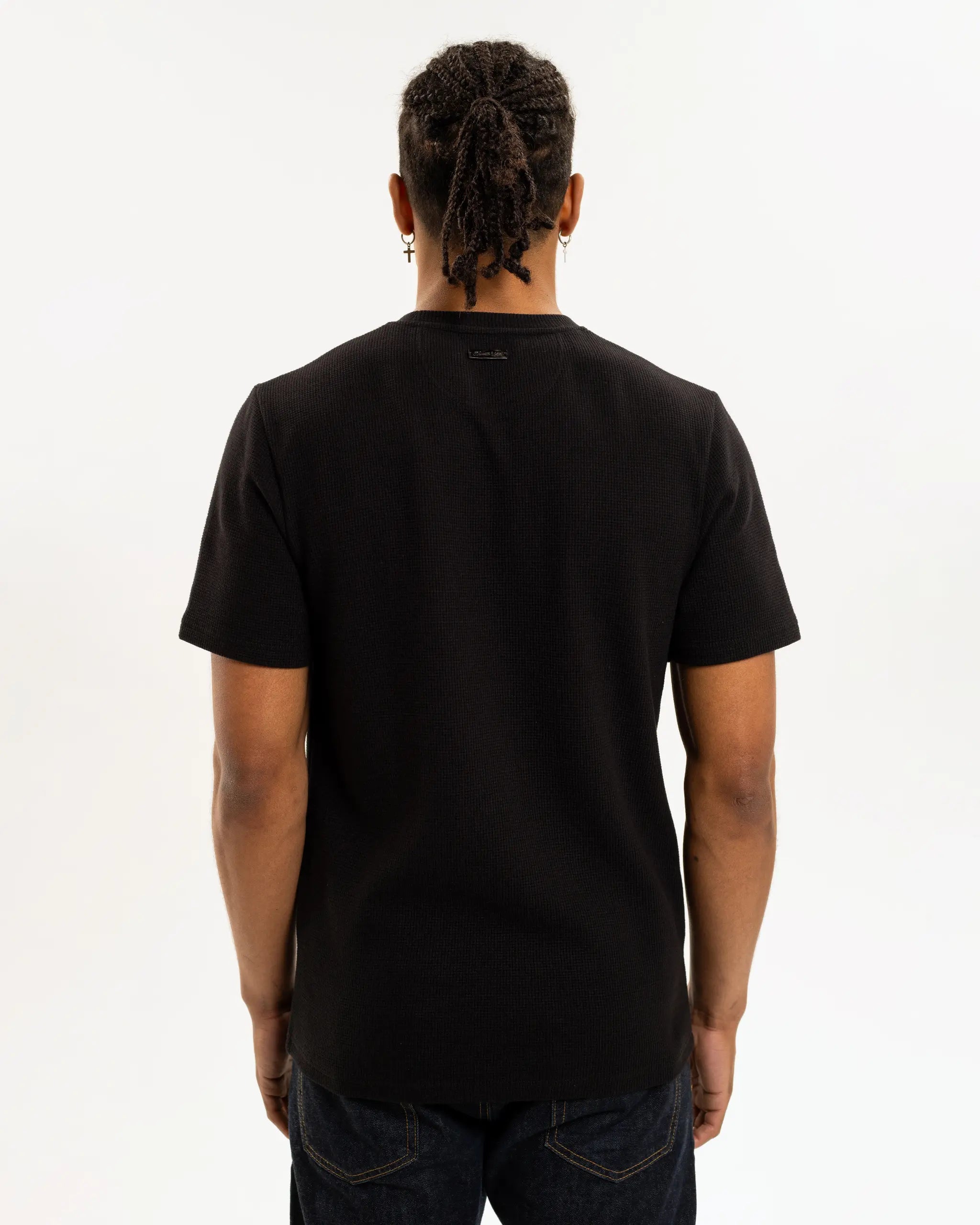 Newcastle United Men's Black Waffle T-Shirt