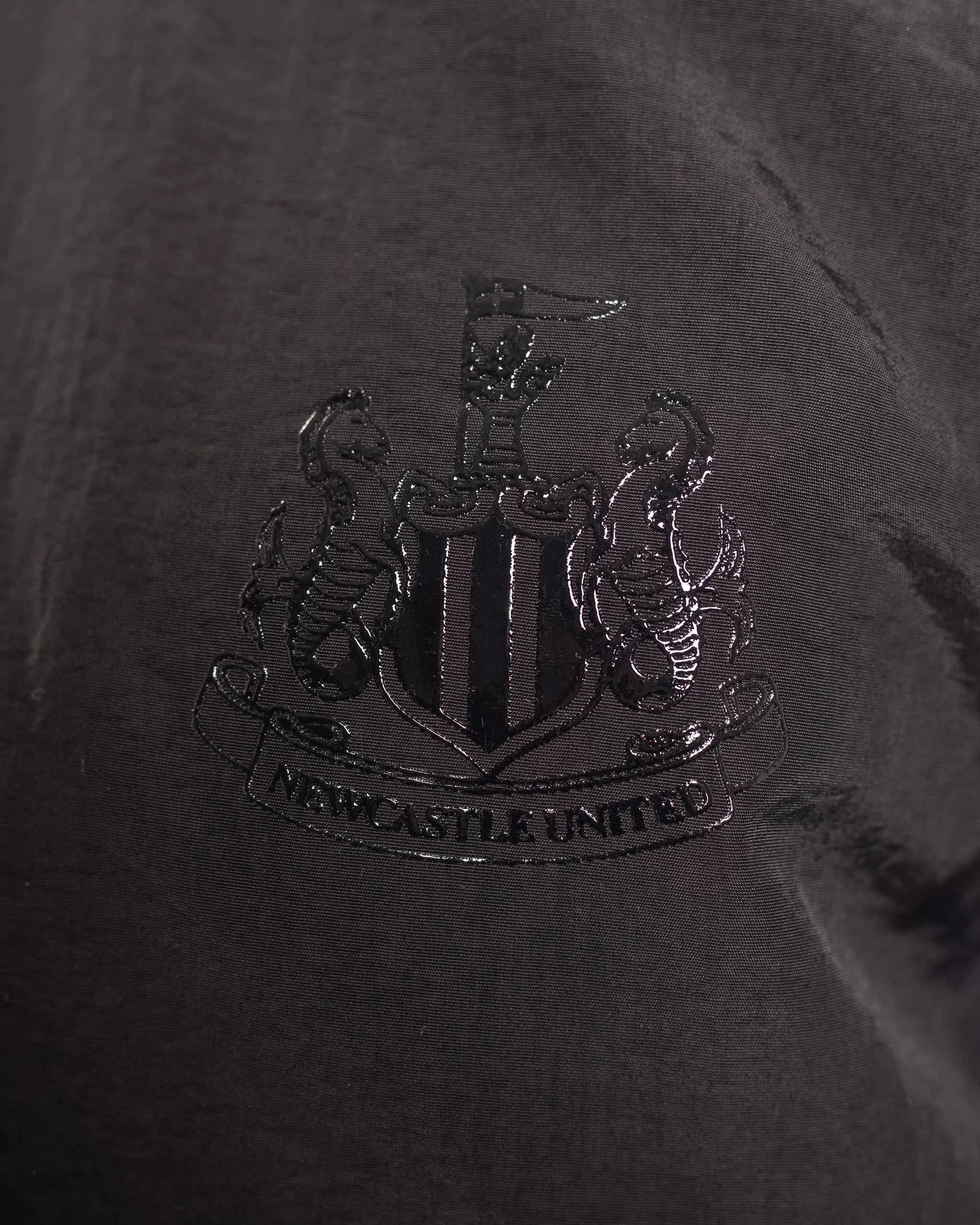 Newcastle United Men's Black Nylon Bomber Jacket