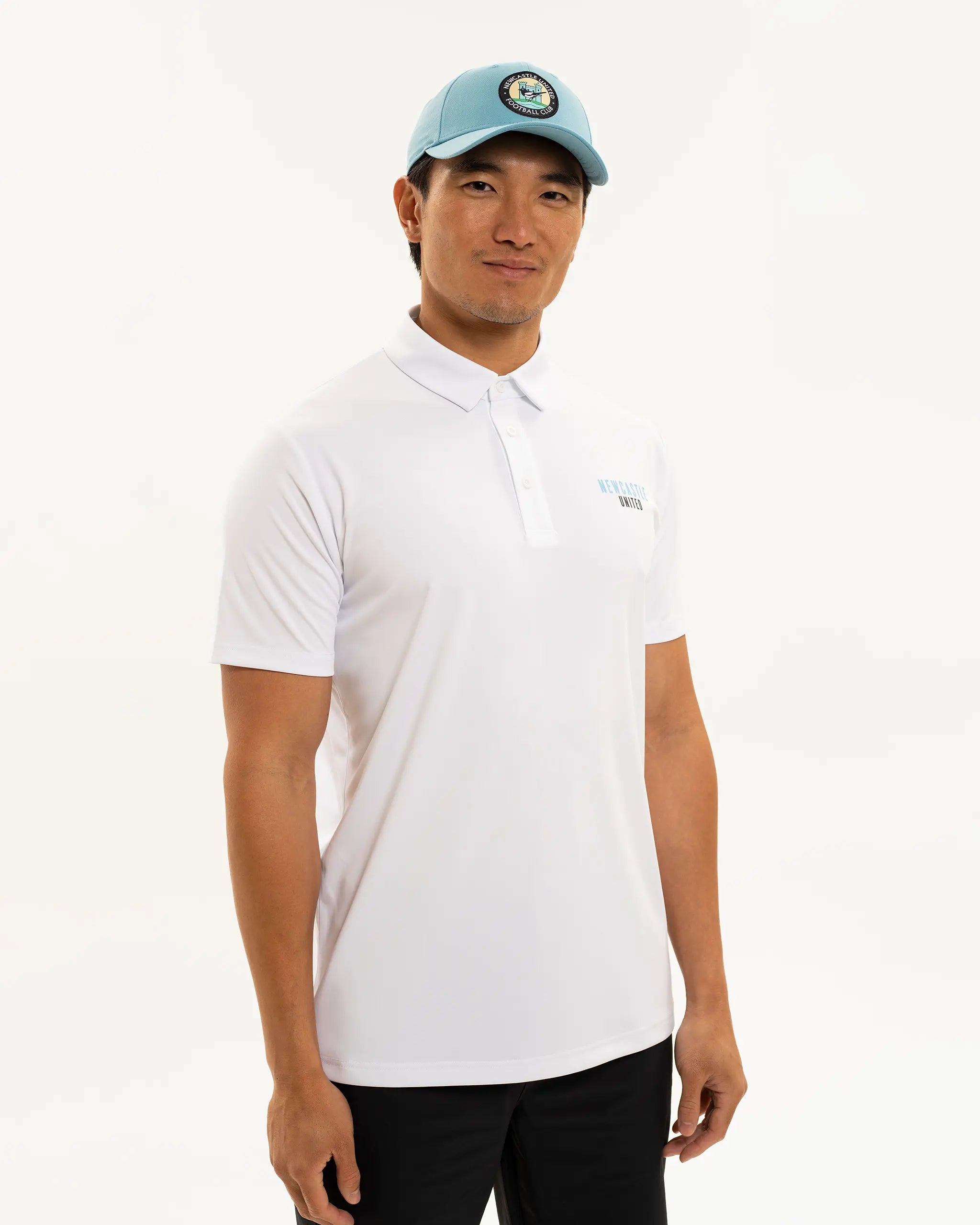 Newcastle United Men's White Polo Shirt
