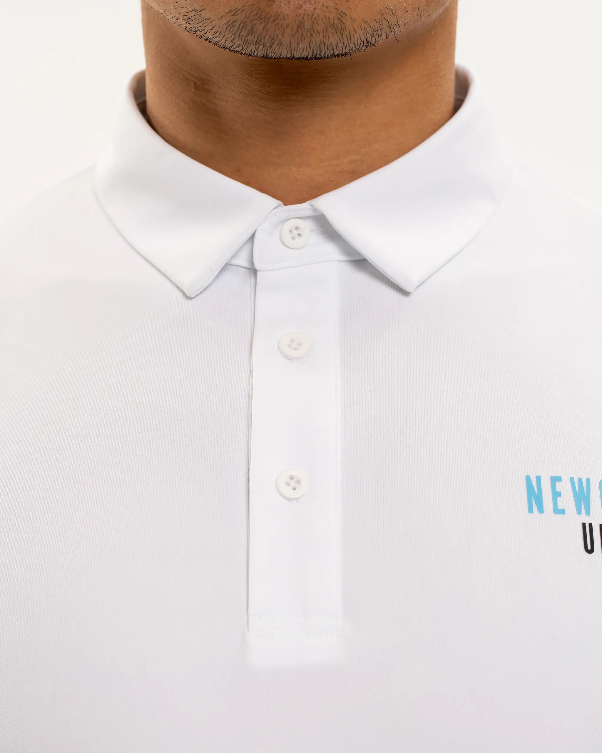 Newcastle United Men's White Polo Shirt
