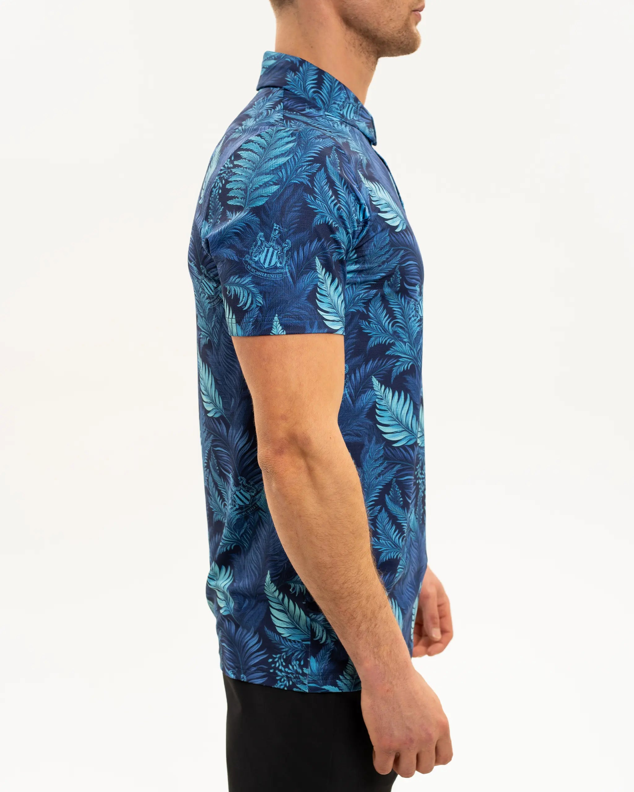 Newcastle United Men's Aqua Feather Polo Shirt